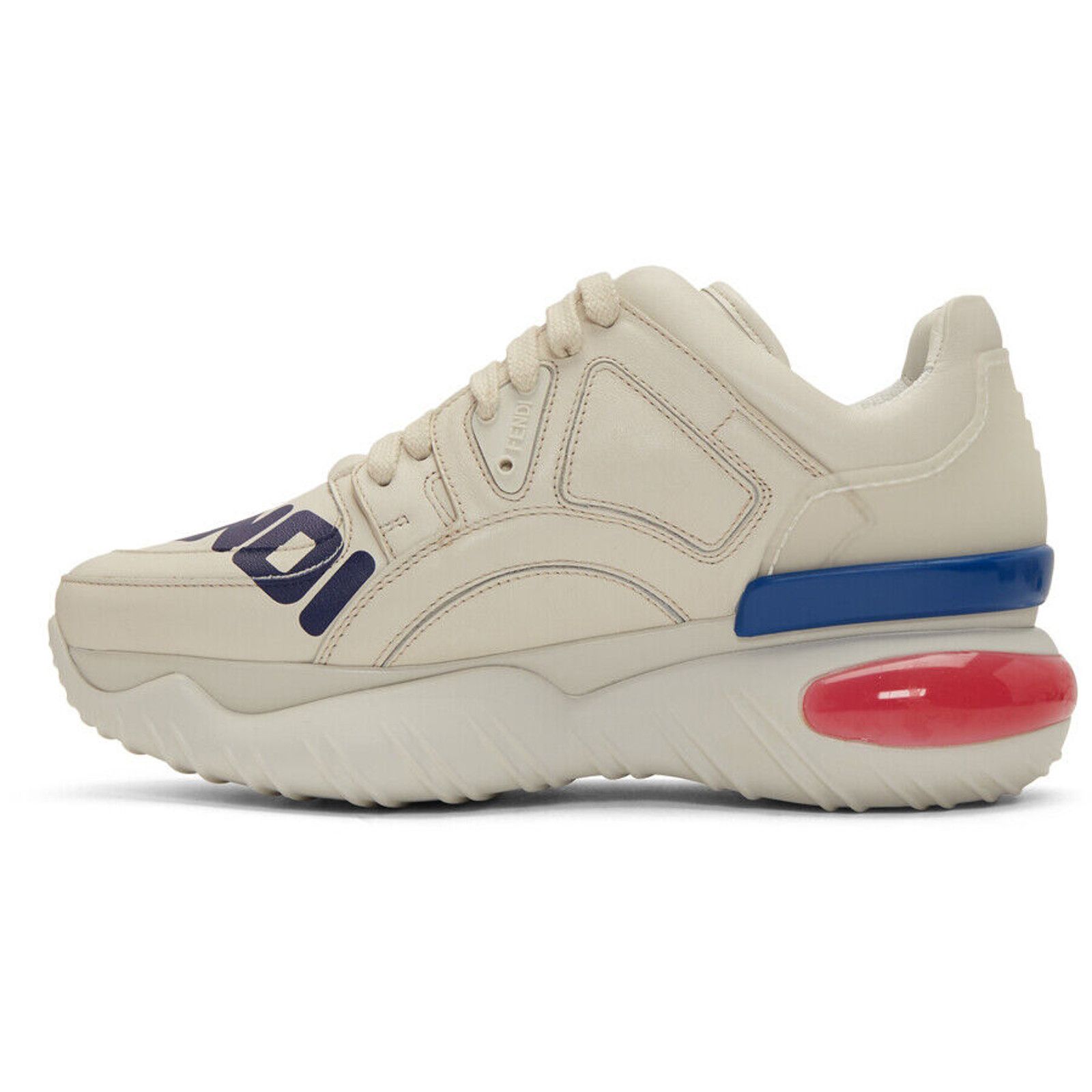 Fendi Fendi Mens Chunky Mania Logo White Platform Size US 10.5 / EU 43-44 - 6 Thumbnail