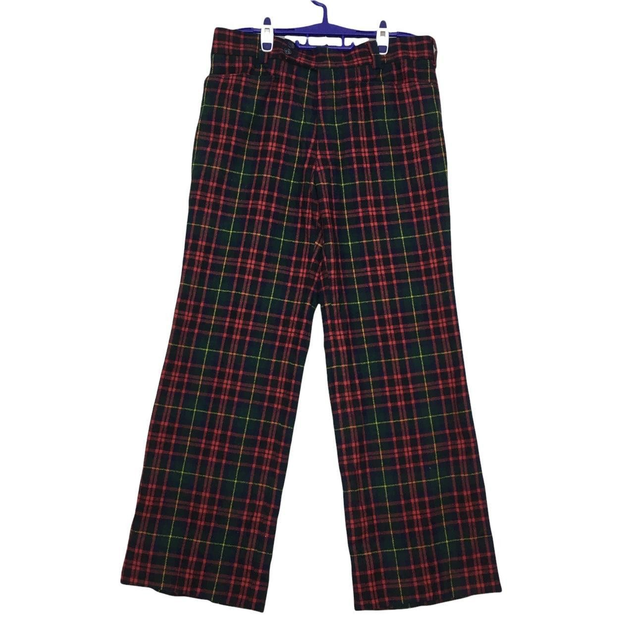 Vintage Vtg MASTERS Plaid Long Pants Trousers Augusta National Golf Size 31" - 1 Thumbnail
