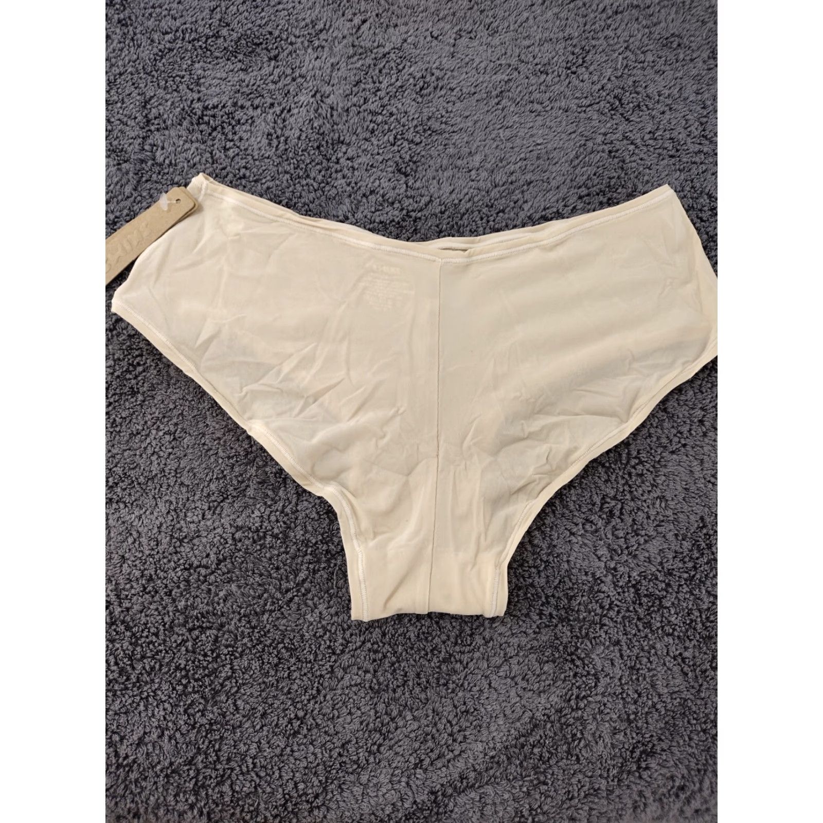 SKIMS SKIMS Women's Hipster Panties Sand L Vshape Mid Rise Opague Lightweight Blended Polyamide Size ONE SIZE - 3 Thumbnail