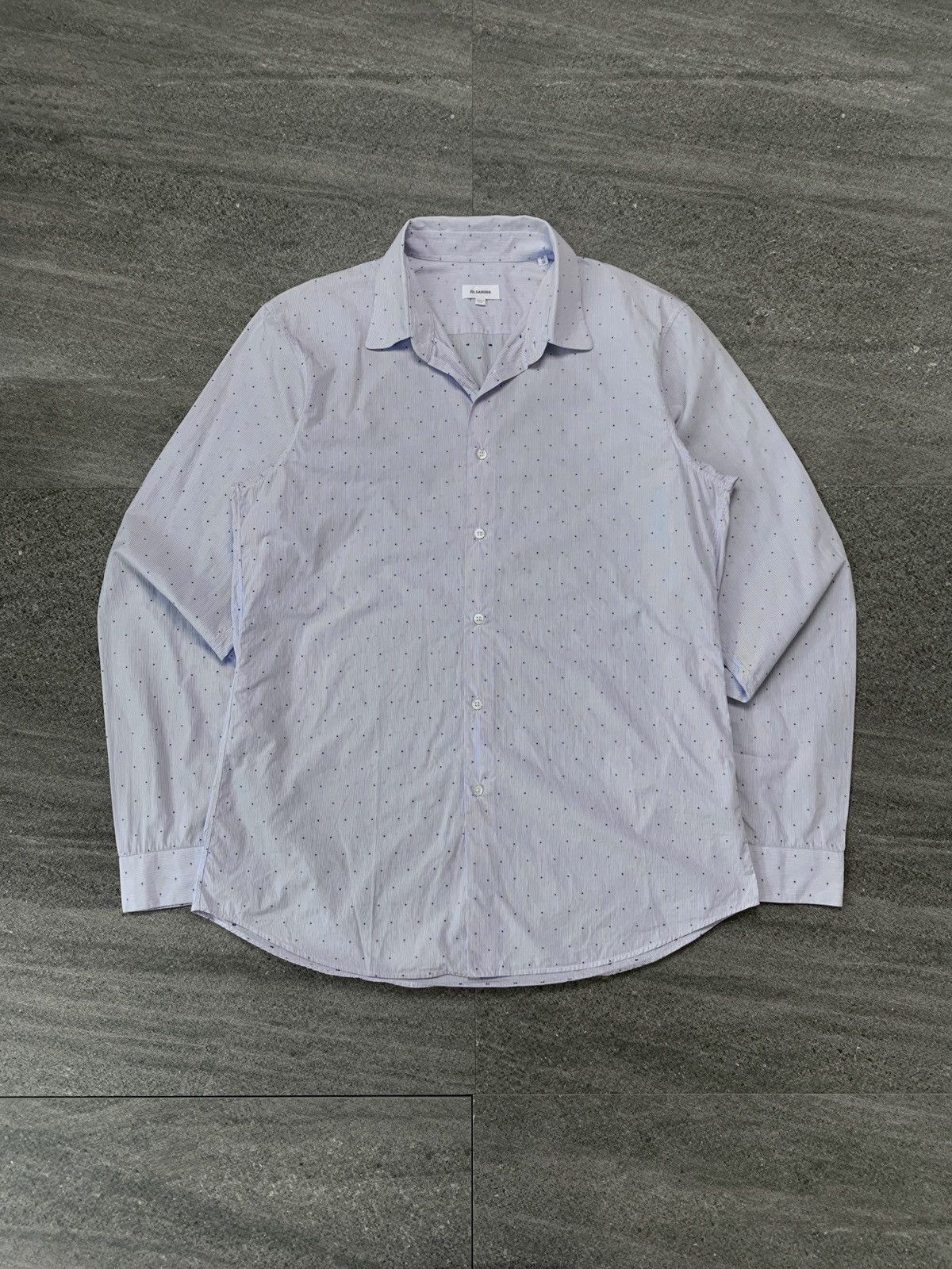 Jil Sander FREE IMPORT TAX 2000s Mini Polkadot Shirt “Tailor Made” Size US M / EU 48-50 / 2 - 2 Thumbnail