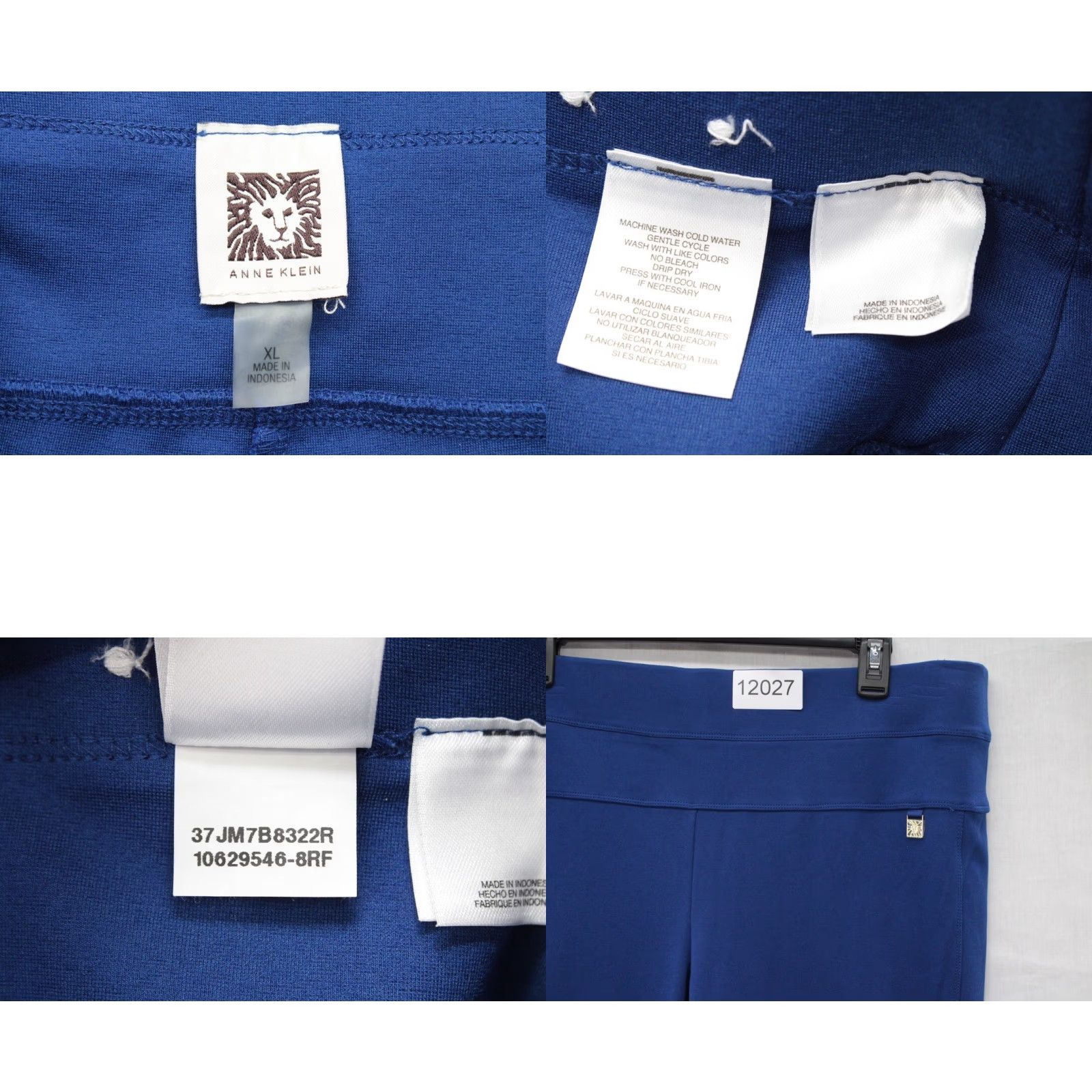 Anne Klein Anne Klein Legging Pants Women's XL Blue Skinny Office Business Work Slacks Size 40" / US 18 - 8 Thumbnail