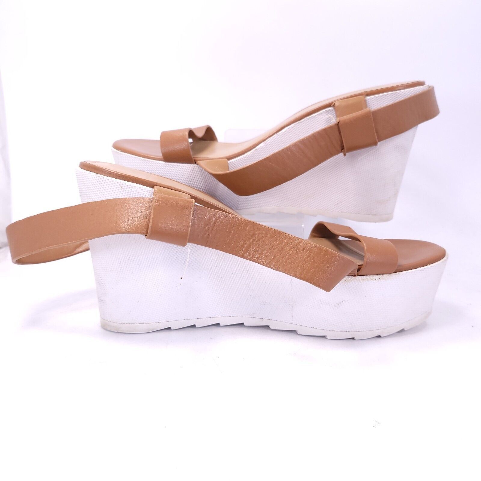 Marc Fisher Marc Fisher Casual Platform Sandal Womans Size 9 Brown White Size US 9 / IT 39 - 5 Thumbnail
