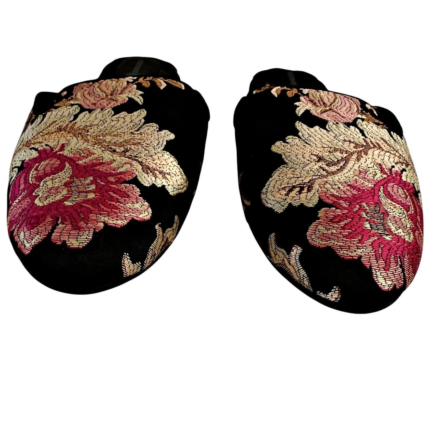 Other Birdies Phoebe Jacquard Floral Brocade Slipper Mules Shoes Size US 9.5 / IT 39.5 - 4 Thumbnail