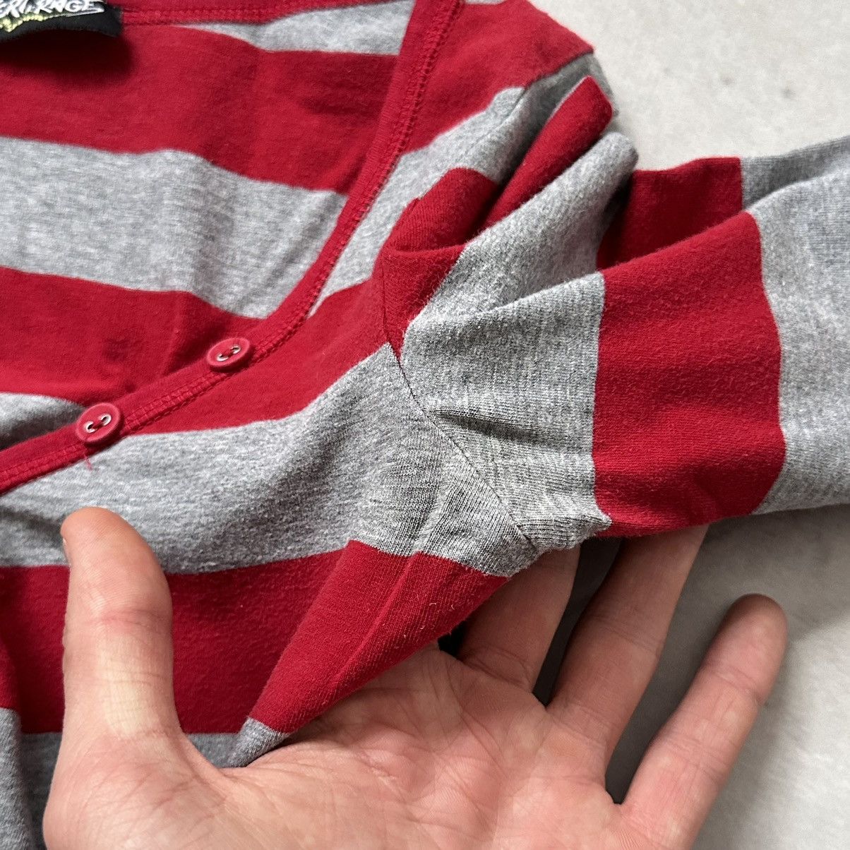 Hysteric Glamour Cute Striped Button Long Sleeve T Shirt Number Nine Vibe Size M / US 6-8 / IT 42-44 - 9 Thumbnail