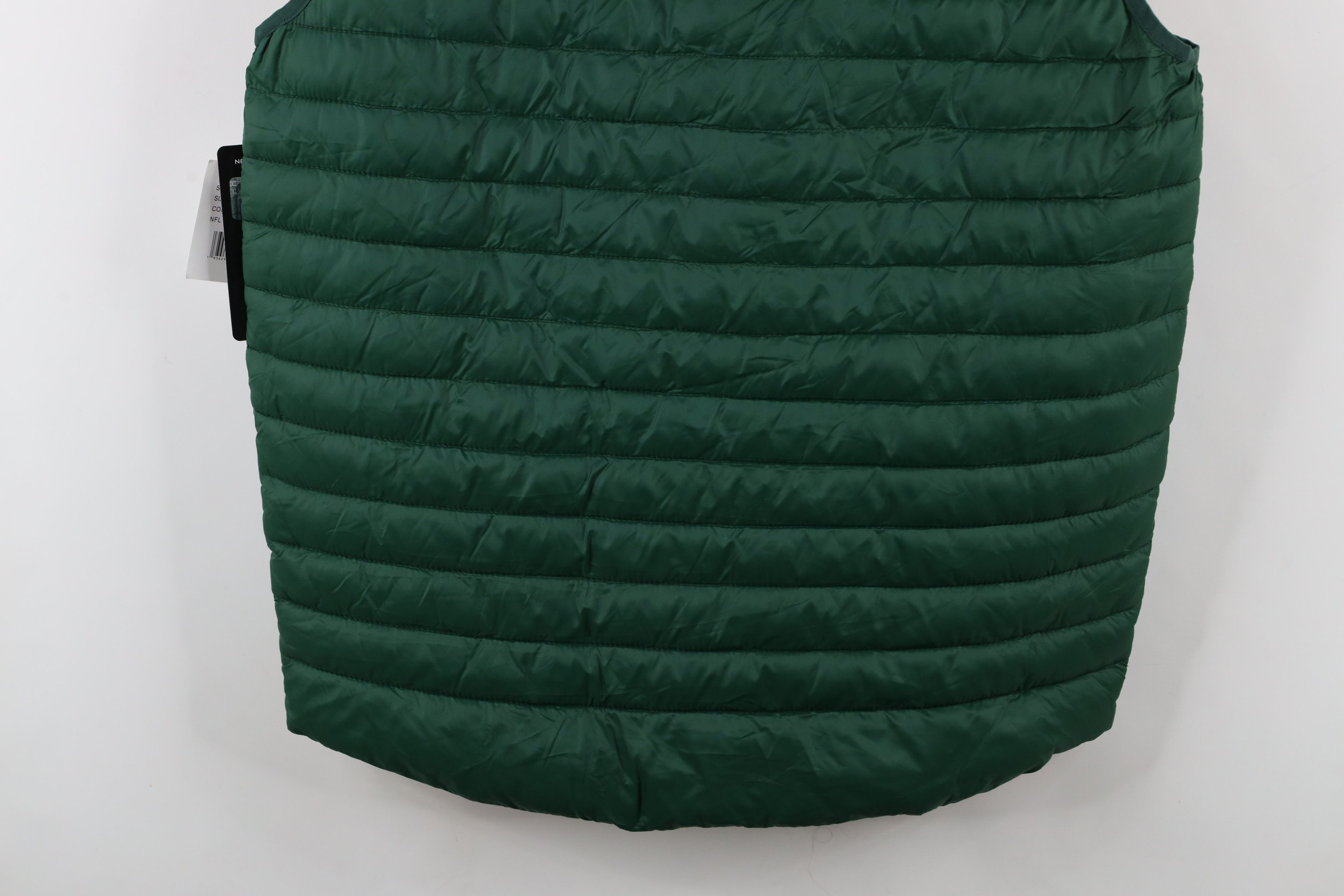 Vintage New Green Bay Packers Football Puffer Vest Jacket Green Size US L / EU 52-54 / 3 - 12 Thumbnail