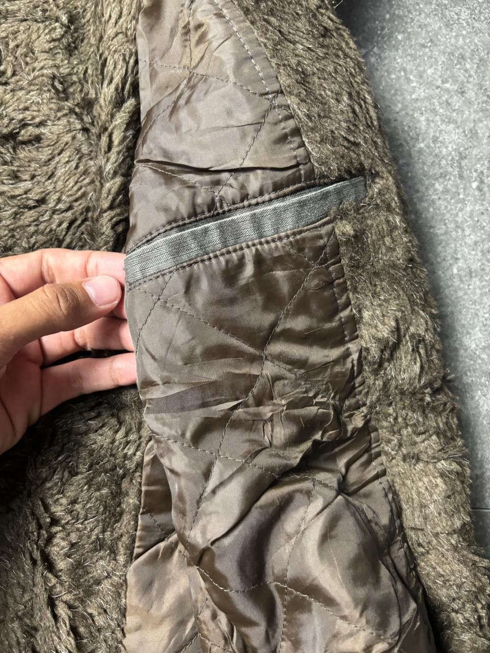 Japanese Brand 2000s Smith's American Fur Sherpa Faded Riders Jacket Size US L / EU 52-54 / 3 - 8 Thumbnail