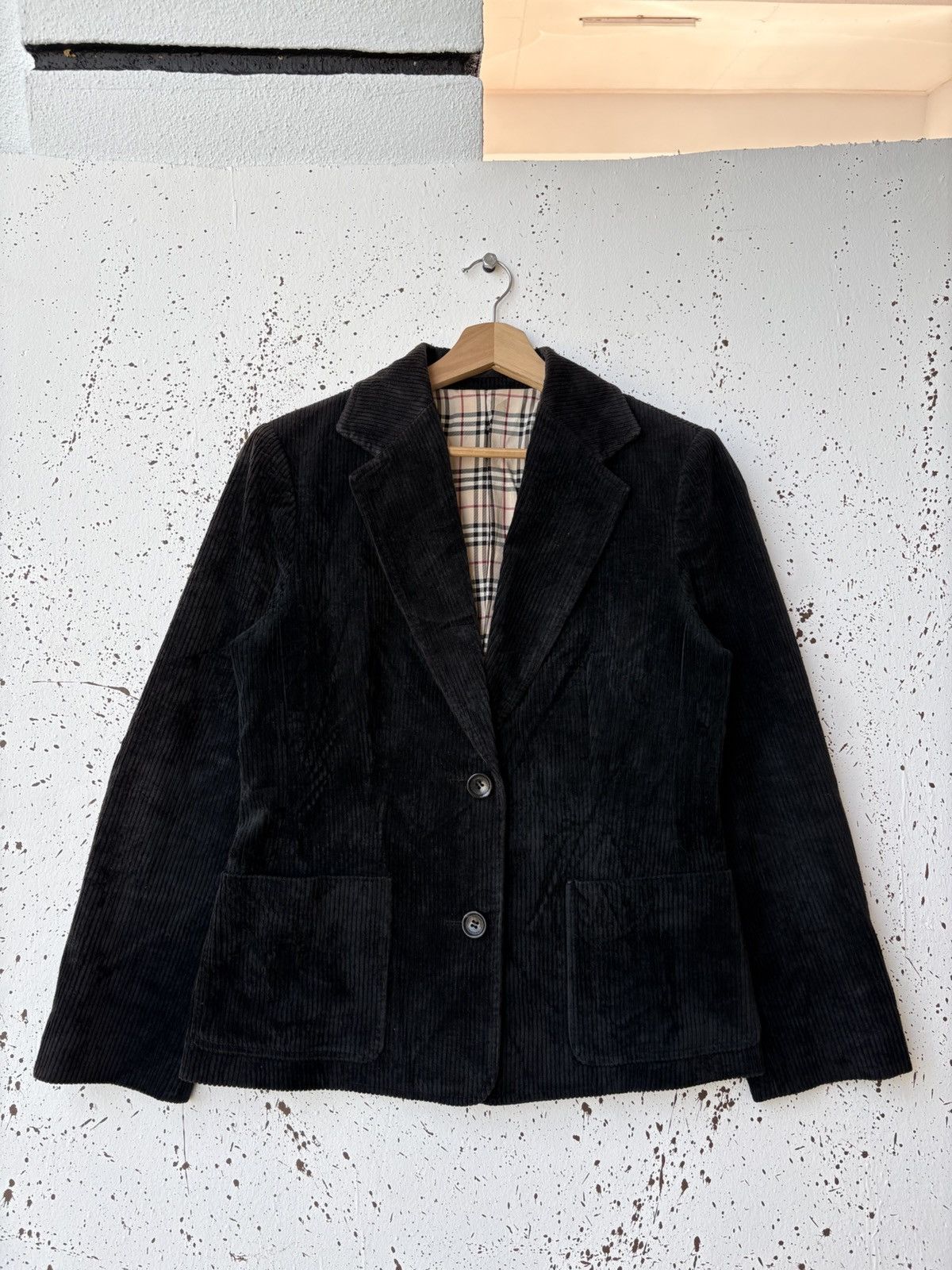 Burberry Vintage Burberry Nova Check Corduroy Jacket Size US S / EU 44-46 / 1 - 2 Thumbnail