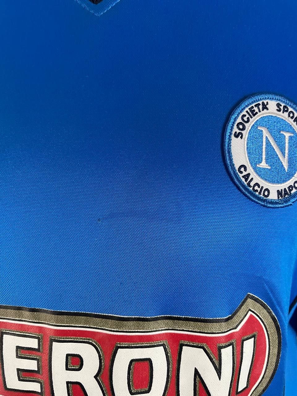 Nike Nike FC Napoli 18 Lucenti Vintage Soccer Jersey Tee T Shirt Size US L / EU 52-54 / 3 - 7 Thumbnail