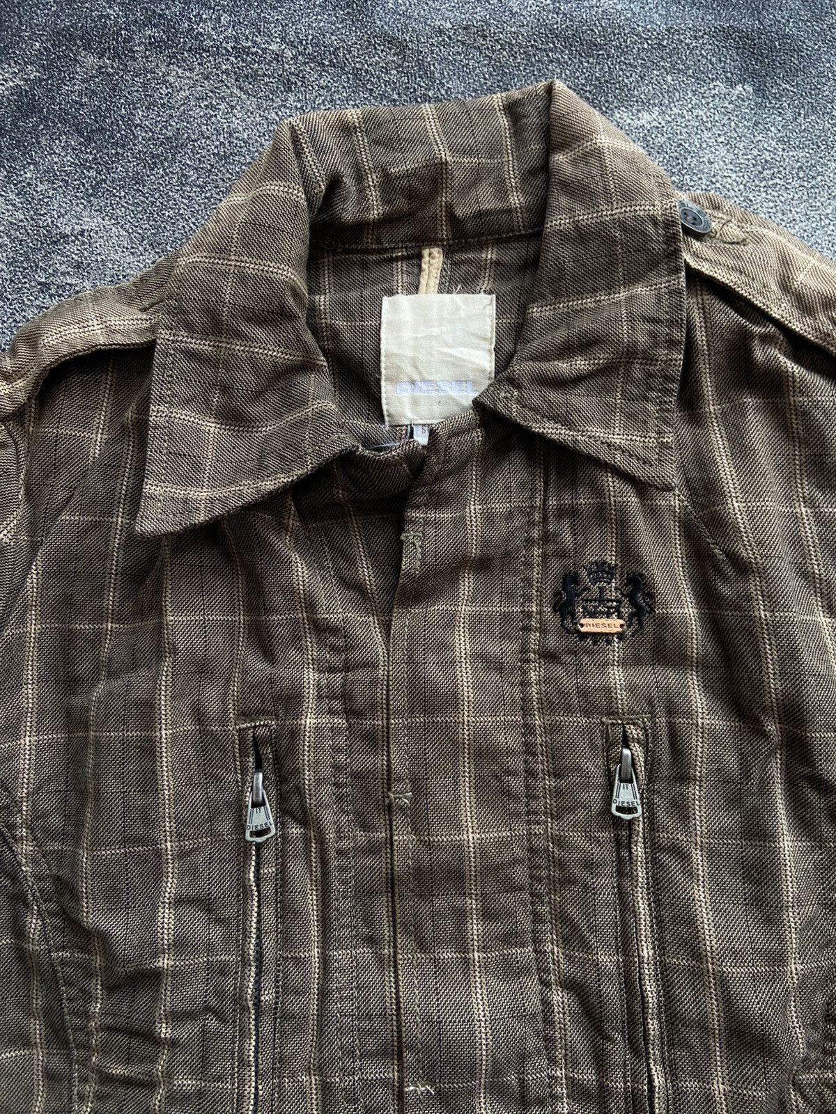 Diesel DIESEL ARCHIVE JACKET ZIPPER PUNK STYLE Size US S / EU 44-46 / 1 - 4 Thumbnail