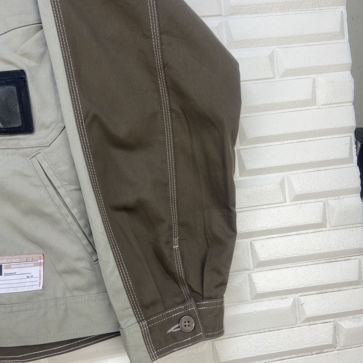 Designer × Maison MIHARA YASUHIRO Miharayasuhiro Two-tone Worker Workwear Jacket Size US M / EU 48-50 / 2 - 9 Thumbnail