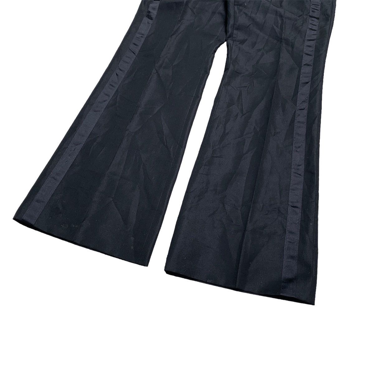 If Six Was Nine Torndo Mart Flare Stripe Black Pants Size US 32 / EU 48 - 3 Thumbnail