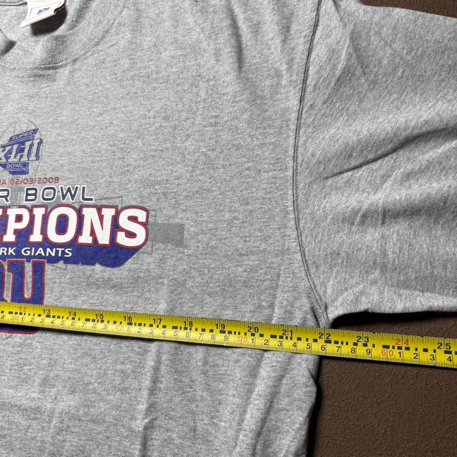 NFL Super Bowl XLII New York Giants Superbowl Champions shirt Size US L / EU 52-54 / 3 - 5 Thumbnail