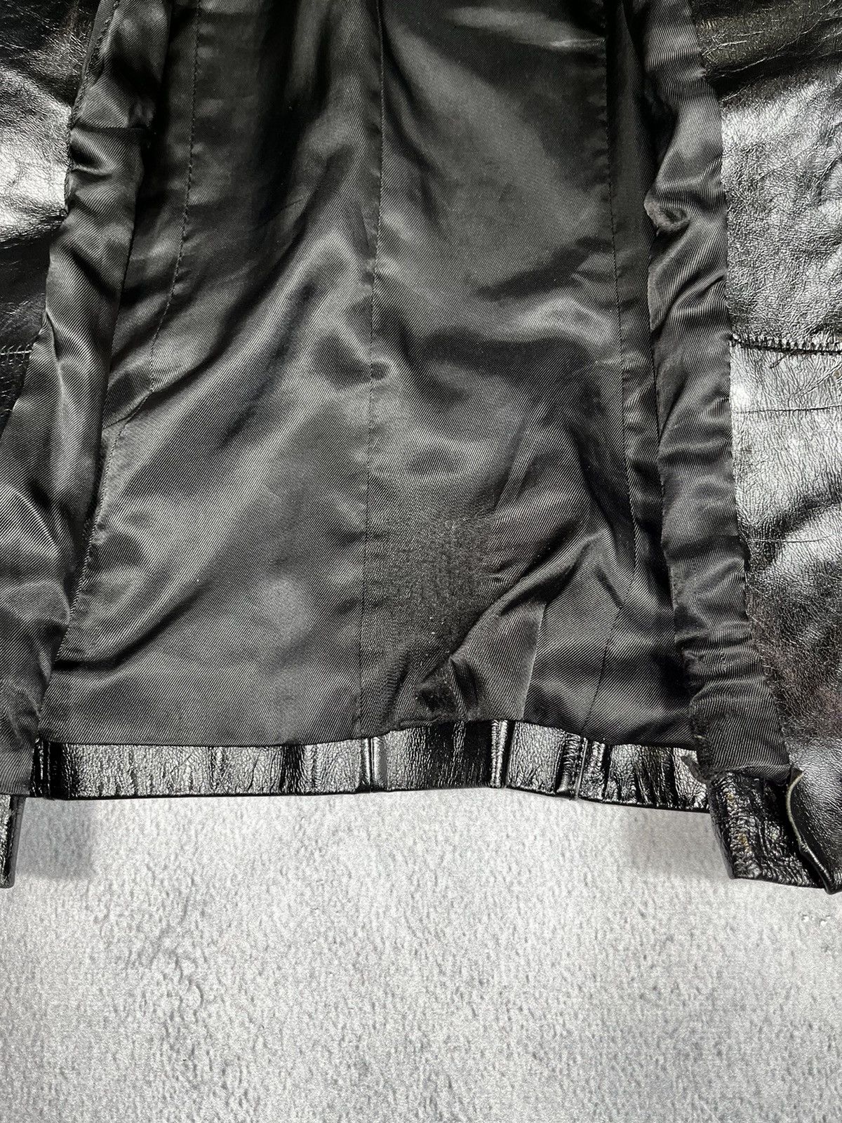 Vintage Vintage 90s Japan leather jacket crocodile style AvantGarde Size M / US 6-8 / IT 42-44 - 9 Thumbnail