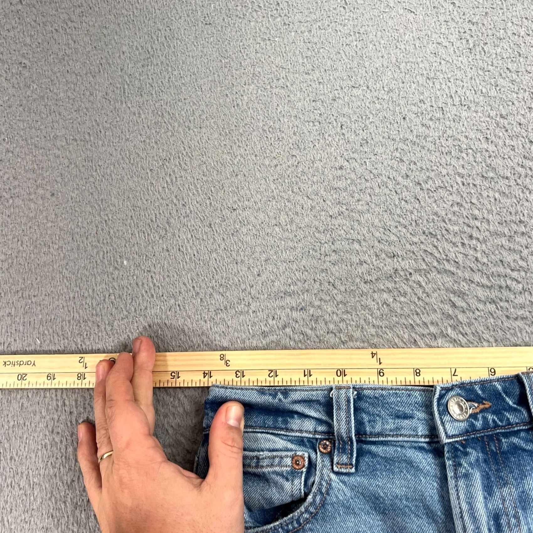 American Eagle Outfitters VINTAGE American Eagle Jeans 90s Low-Rise Skinny Kick Bootcut 2 Women Blue Denim Slim Size 26" / US 2 / IT 38 - 6 Thumbnail