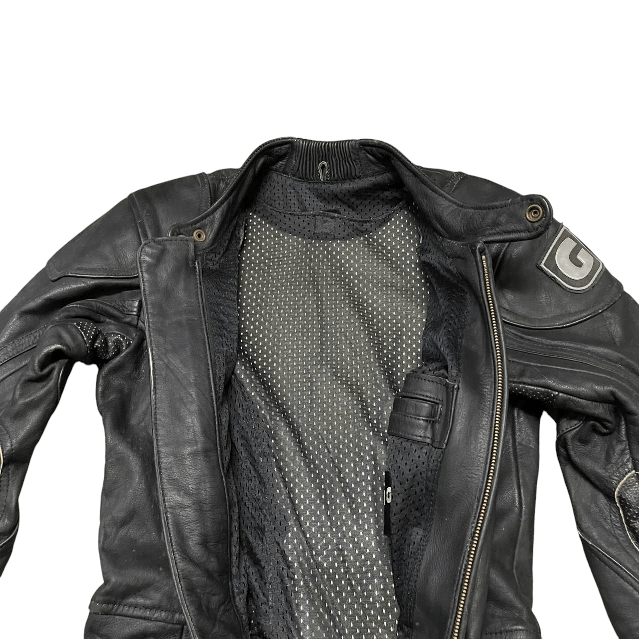 Leather Vintage 90's Giulio Leather Jumpsuit Racing Coveralls Size US 28 / EU 44 - 7 Thumbnail