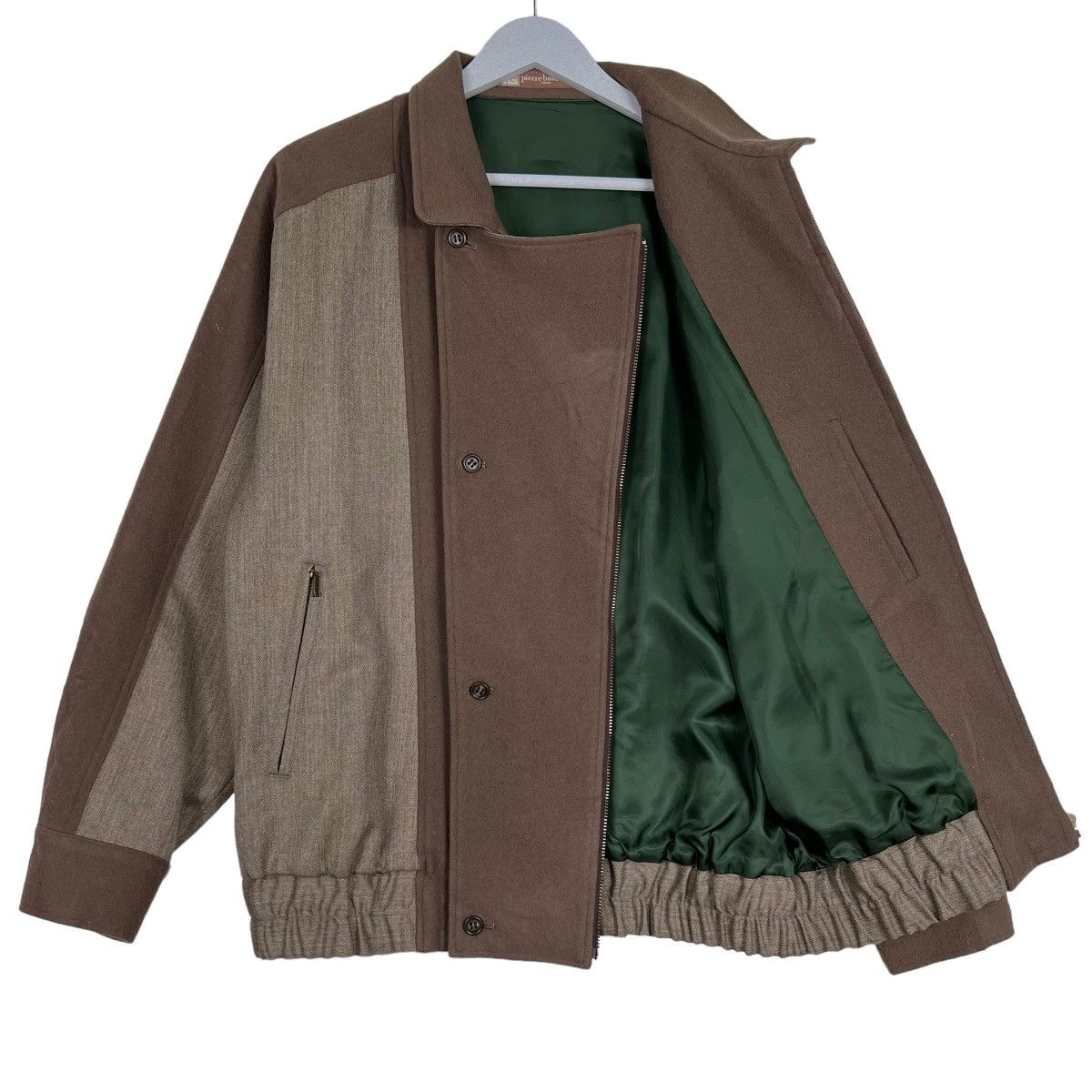 Pierre Balmain 🔥 VINTAGE PIERRE BALMAIN PARIS WOOL BOMBER JACKET Size US L / EU 52-54 / 3 - 9 Thumbnail