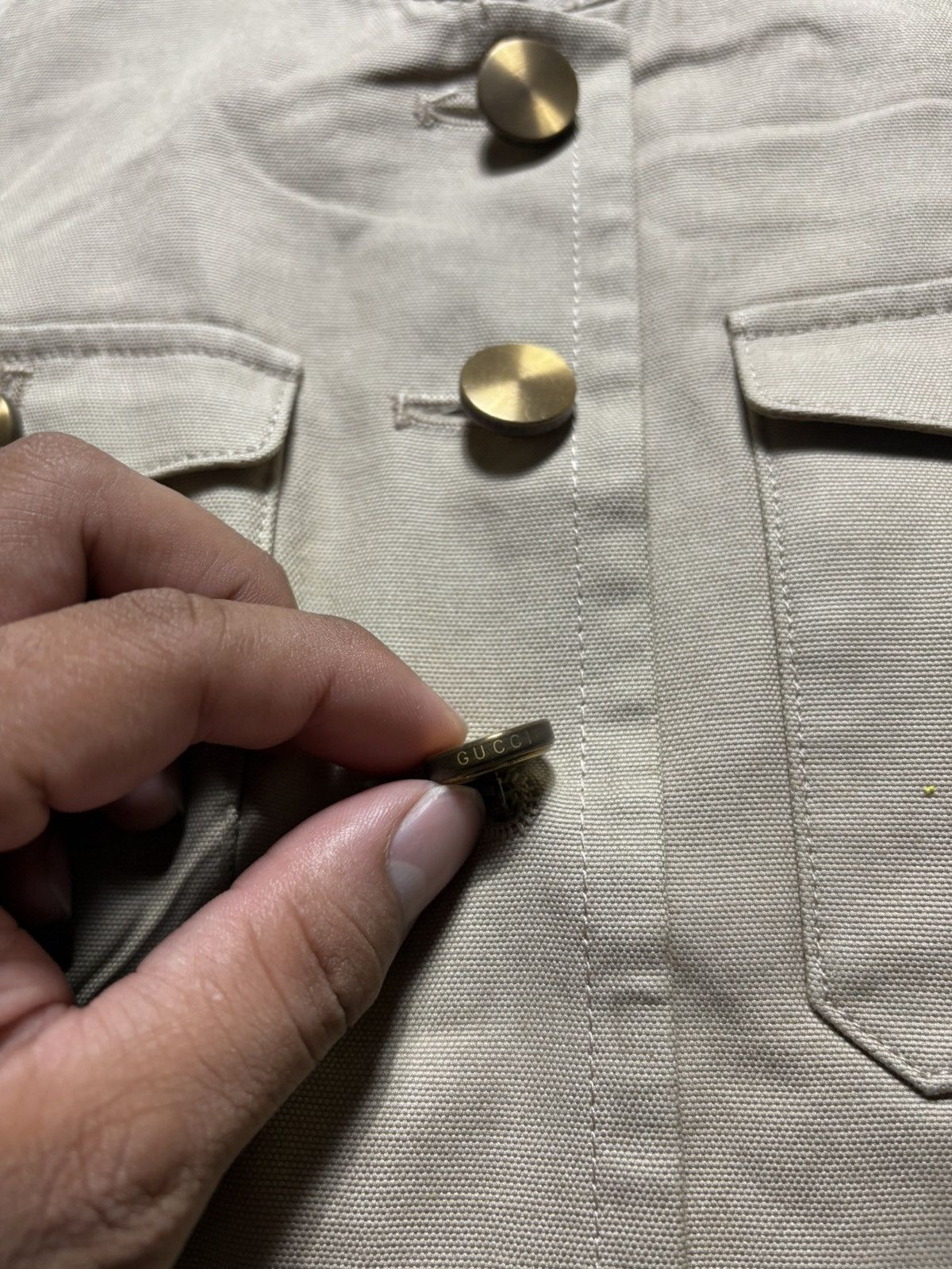 Gucci GUCCI TOMFORD ERA MILITARY CROP JACKET Size XS / US 0-2 / IT 36-38 - 10 Thumbnail