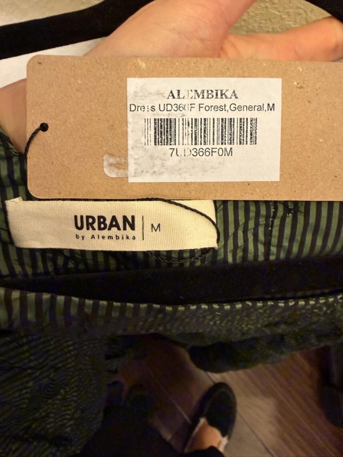 Other Alembika Urban Women’s Forest Green Striped Tunic Dress sz M Size M / US 6-8 / IT 42-44 - 9 Thumbnail