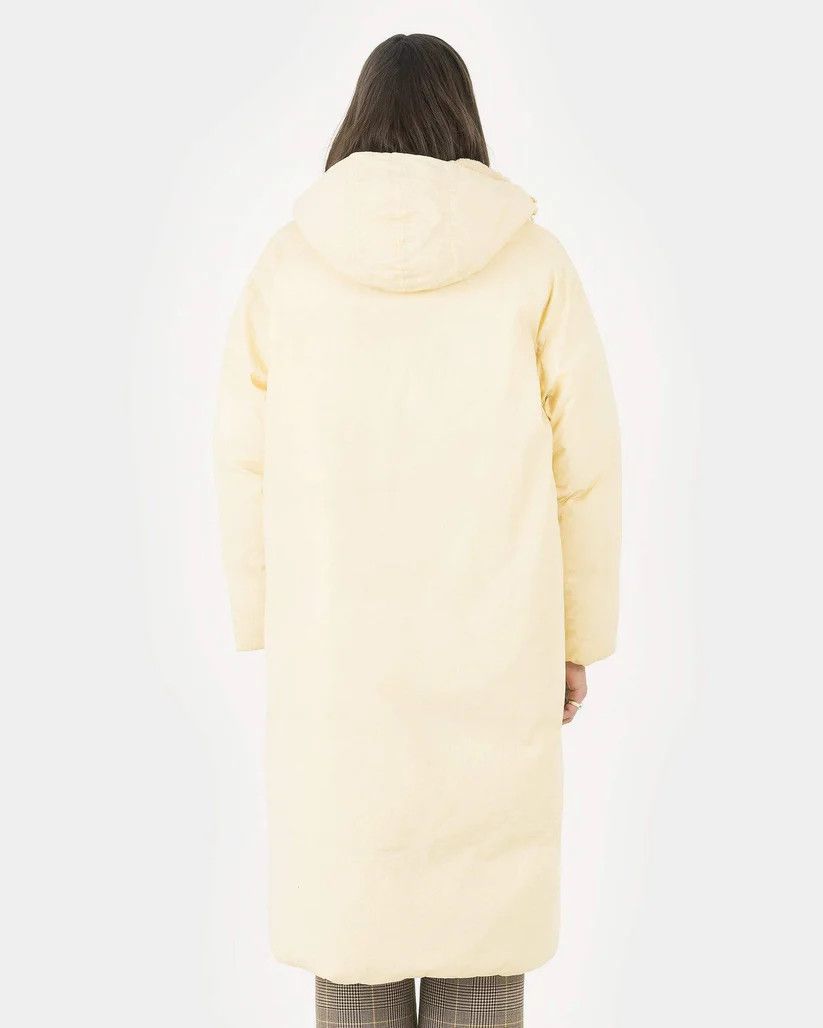 Marni o1s1v1r1oon0925 Garment Dyed Down Coat in Beige Size US S / EU 44-46 / 1 - 3 Thumbnail
