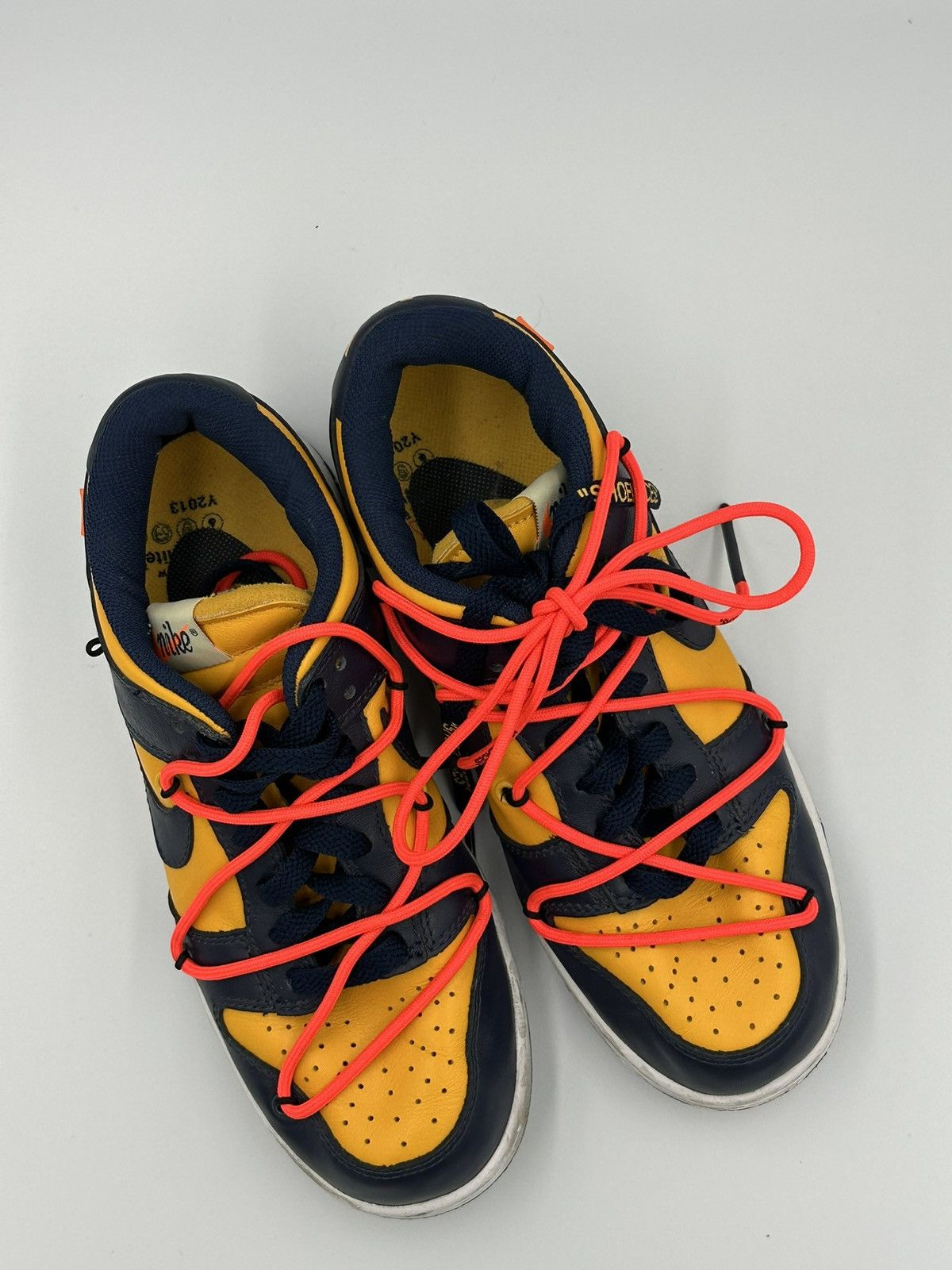 Nike × Off-White Nike Dunk Low Off White University Gold Size US 6 / EU 39 - 6 Thumbnail