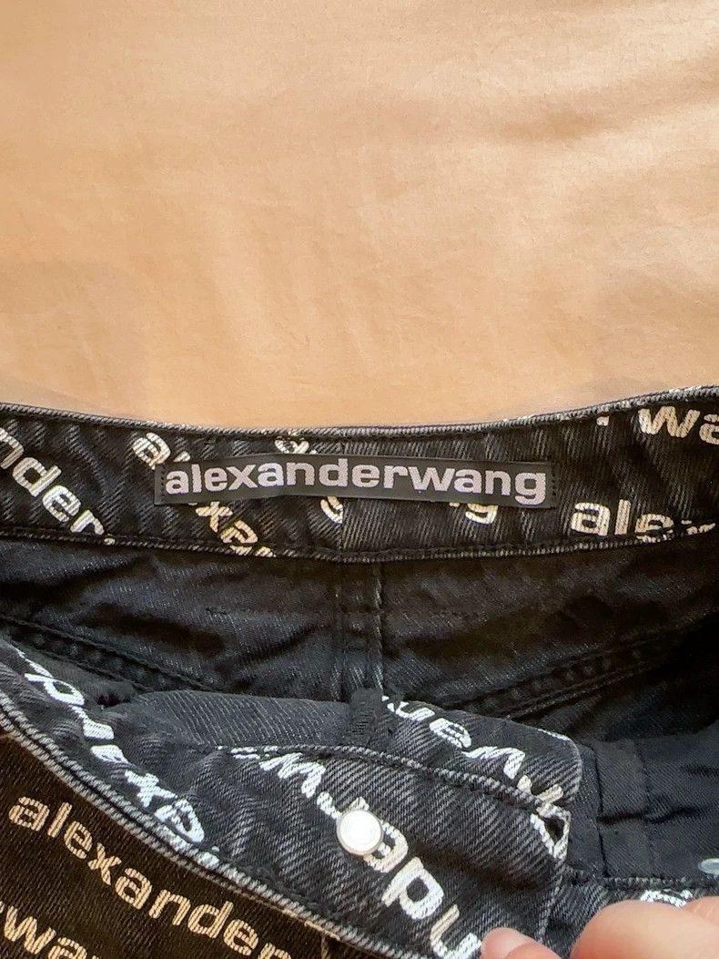 Alexander Wang Alexander Wang Bite Logo High-Waist Shorts- Size 25" / US 0 / IT 36 - 6 Thumbnail