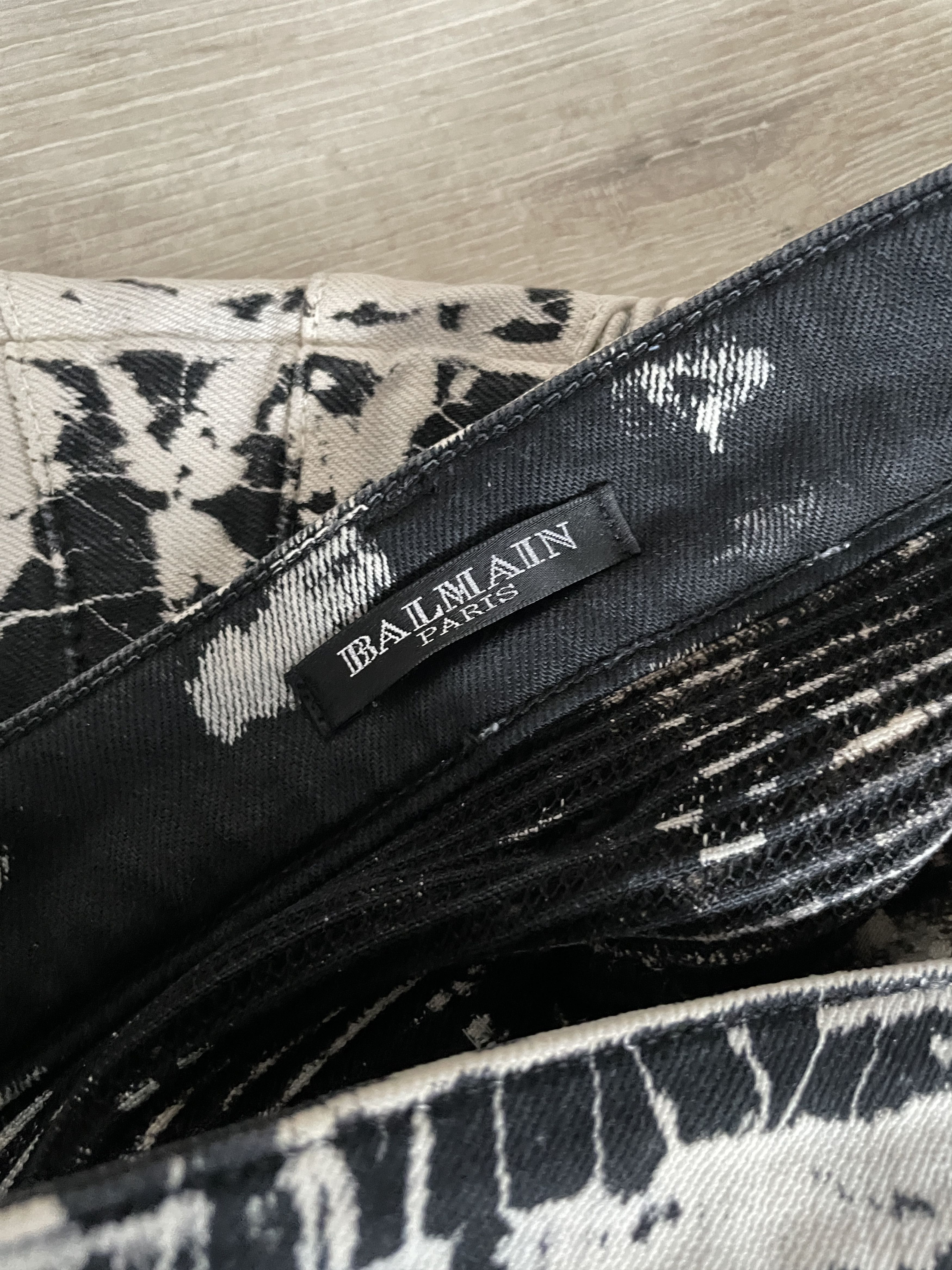 Balmain Balmain SS11 spiderweb bikers by Christophe Decarnin Size 28" / US 6 / IT 42 - 12 Thumbnail