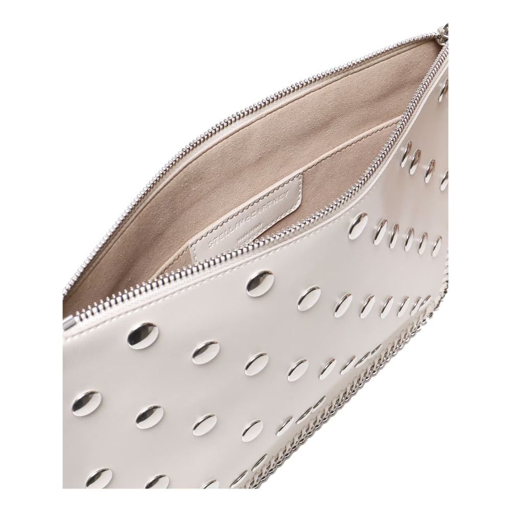 Stella McCartney o1s22i1n1024 Size: OS / Falabella Studded Pouch in Neutro Size ONE SIZE - 2 Thumbnail