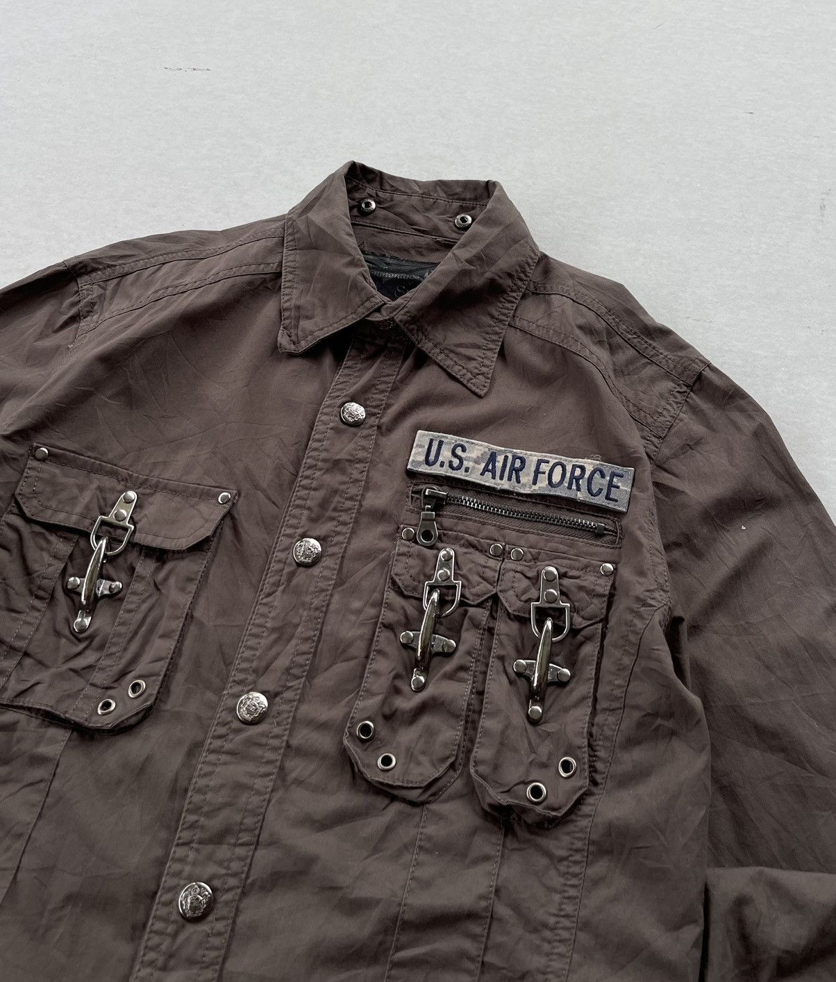 If Six Was Nine × Japanese Brand × Vintage 🔥Vintage Commontage Standard Fireman Clasp Bondage Shirt Size US M / EU 48-50 / 2 - 5 Thumbnail