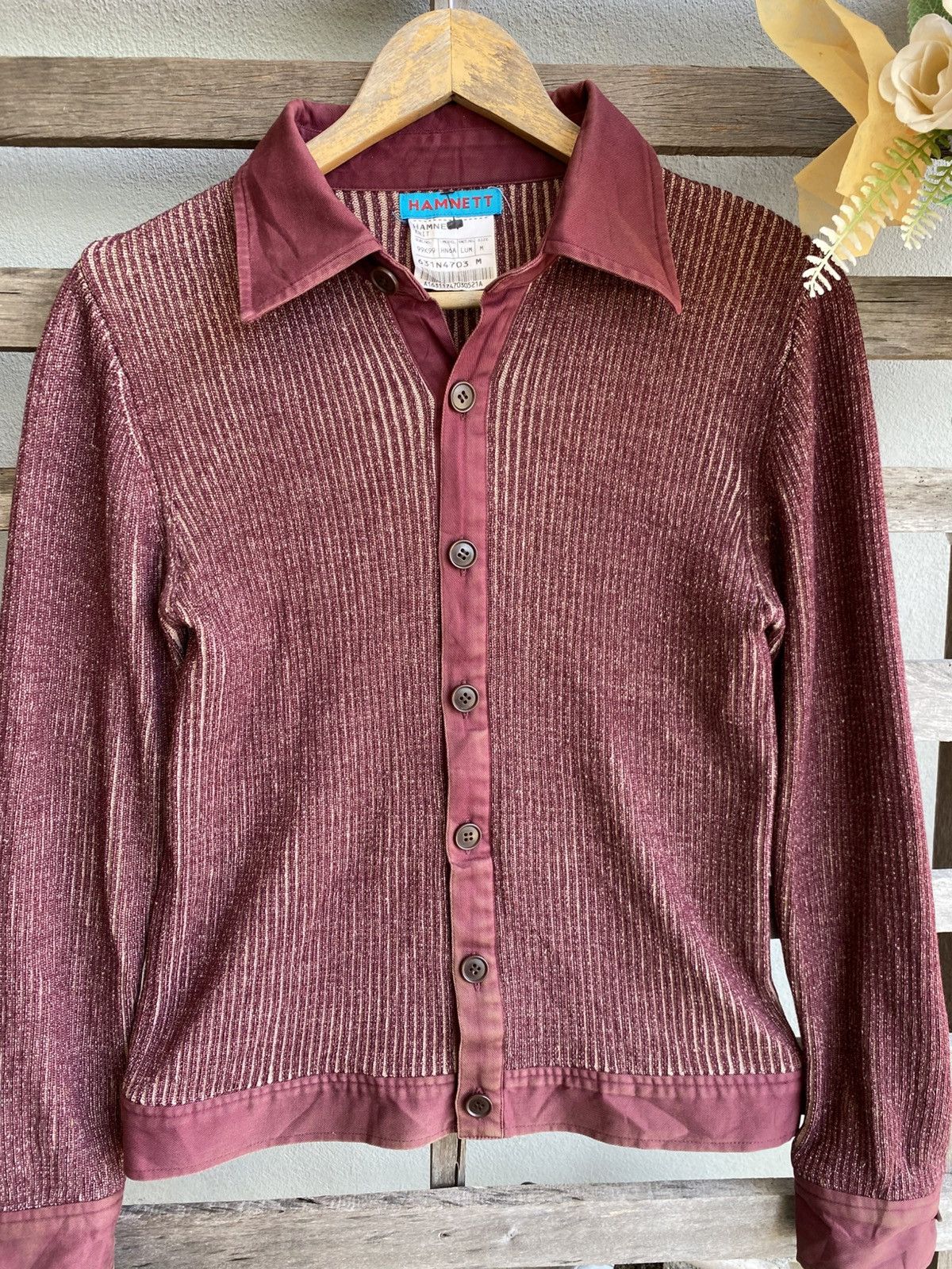 Katharine Hamnett London 🔥Sunfaded 🔥 Katharine Hamnett London Knitwear Button Jacket Size M / US 6-8 / IT 42-44 - 4 Thumbnail