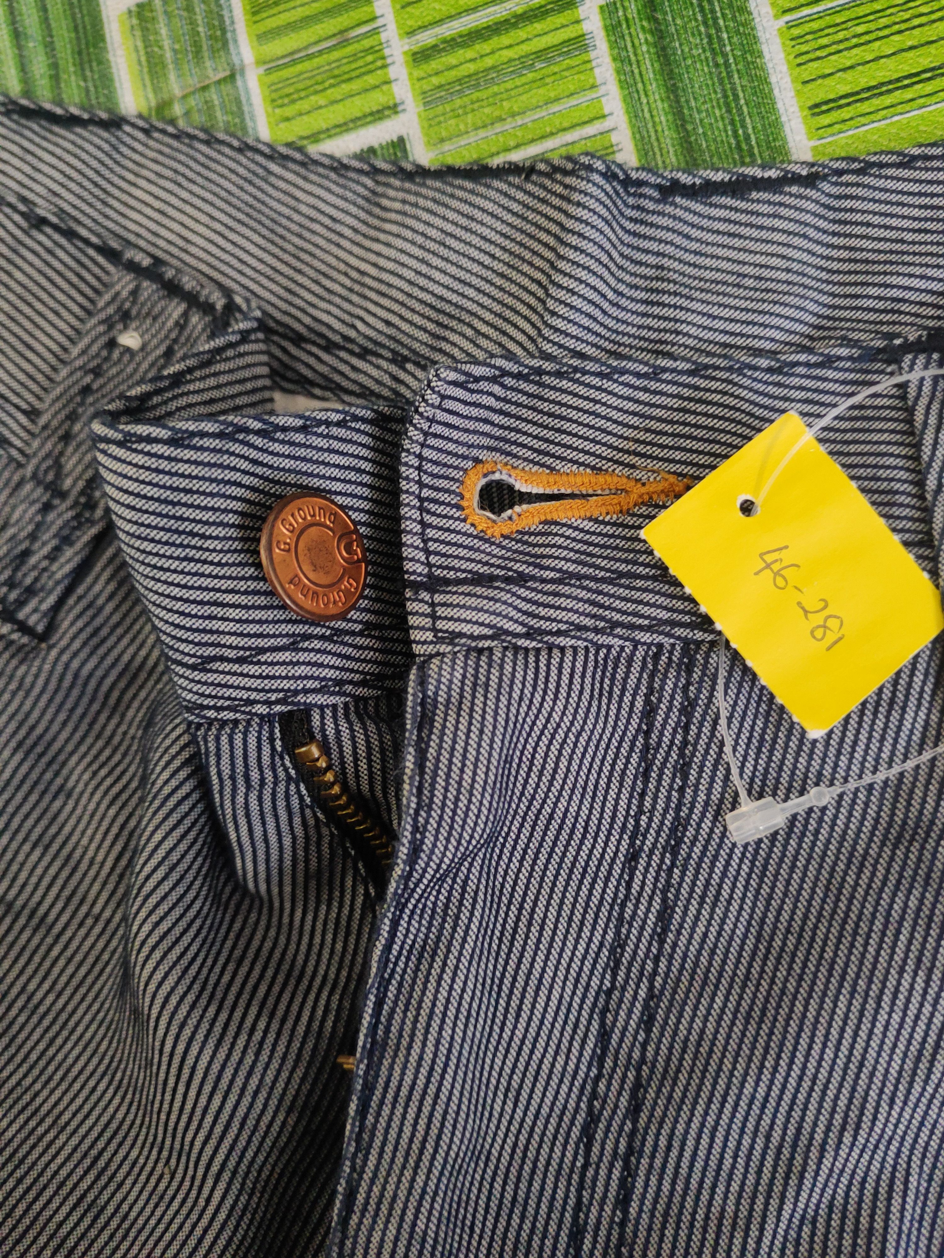 Japanese Brand DL G.ground Blue Multipocket Cargo Pants #46-281T Size US 30 / EU 46 - 16 Thumbnail