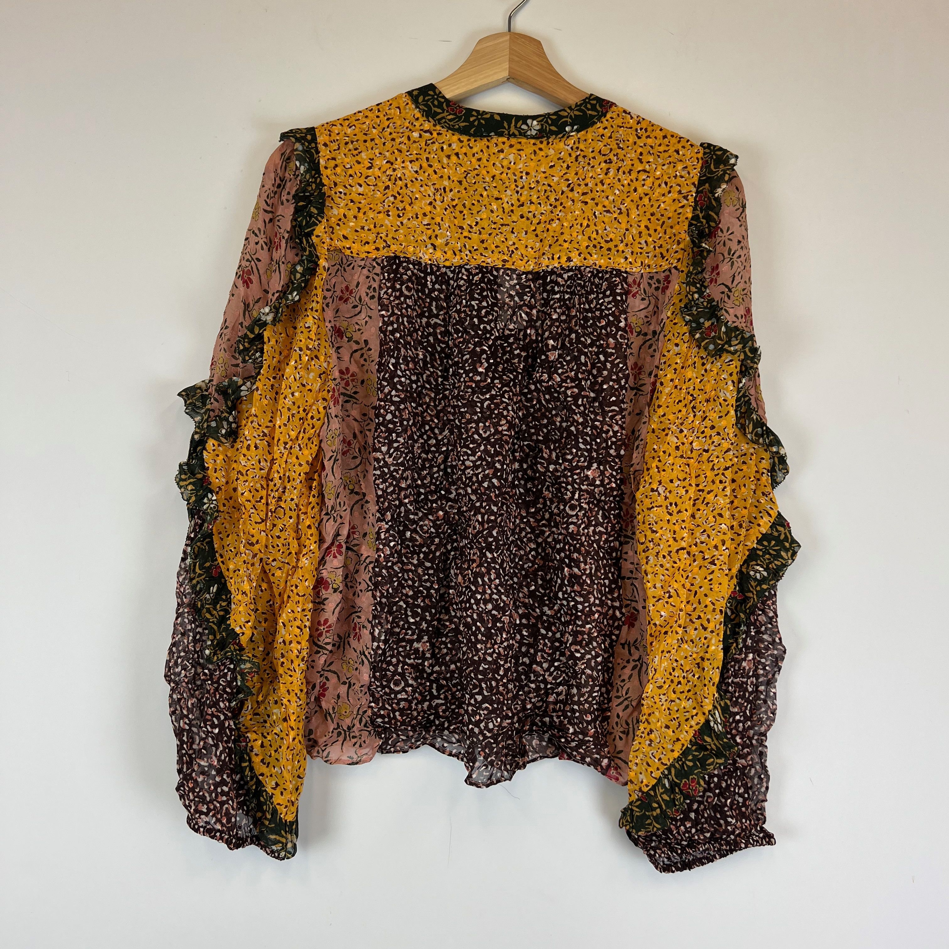 Ulla Johnson NEW Ulla Johnson Norma Silk Chiffon Tropical Size L / US 10 / IT 46 - 4 Thumbnail