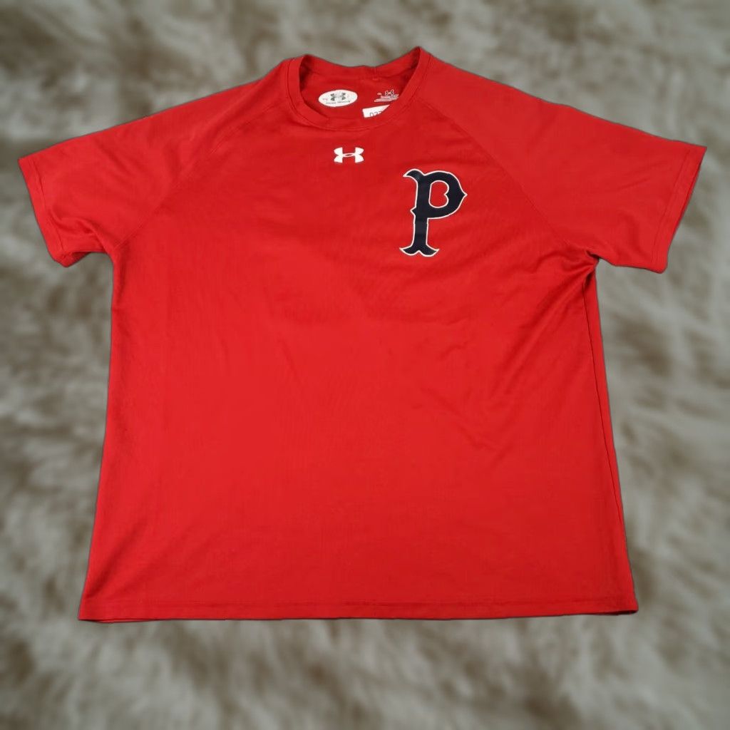 Under Armour Under Armour T Shirt Mens XL Red Active Work Out Gym Short Sleeve Size US XL / EU 56 / 4 - 1 Thumbnail