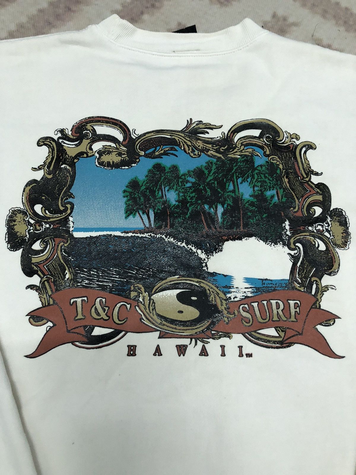 Vintage Vintage T&C Surfing Sweatshirt Biglogo Surf Style Size US L / EU 52-54 / 3 - 3 Thumbnail