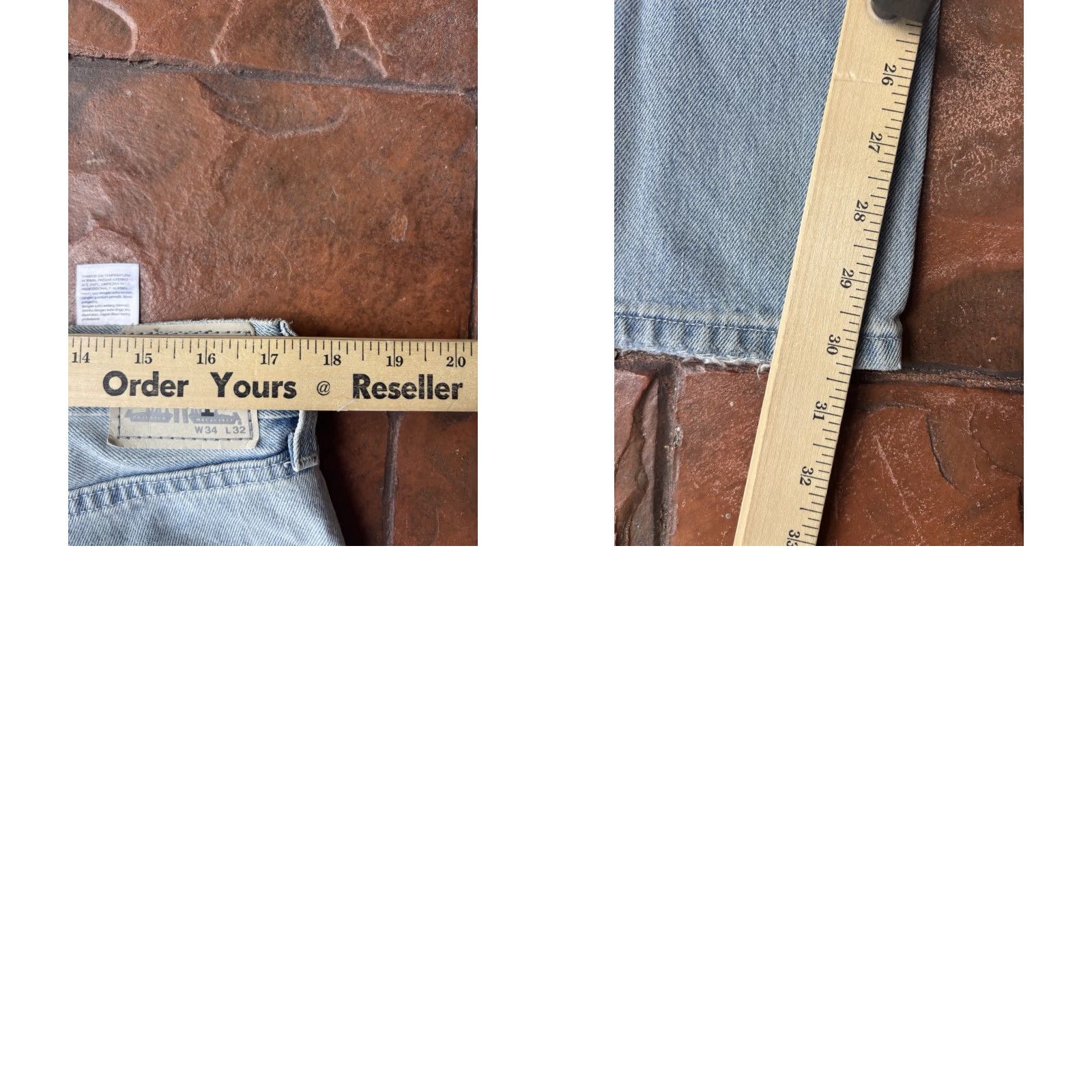 Levi's VINTAGE Levi's Silvertab 34 Jeans 34/32 Blue 90s Grunge Hip Hop Baggy Loose Fit Distressed Denim 5-Pocket Mens Size US 34 / EU 50 - 9 Thumbnail