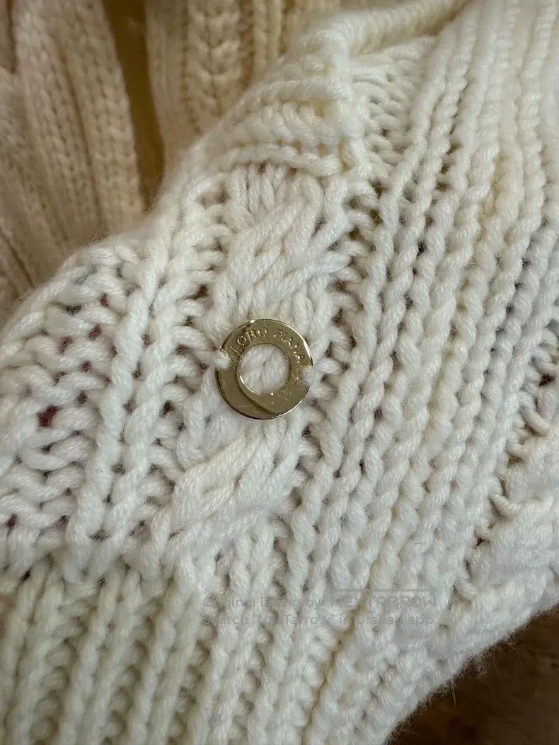 Loro Piana LORO PIANA White Hooded Cardigan Size XS / US 0-2 / IT 36-38 - 3 Thumbnail