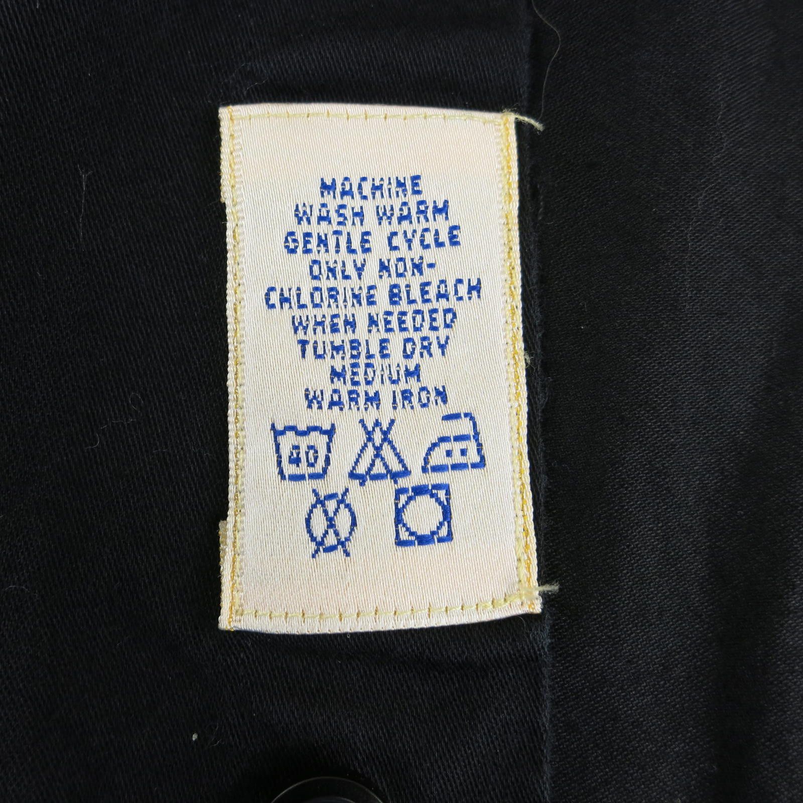 Murano Murano Men's Classic Black Button-Up Dress Shirt 16 1/2-35 Size 44R - 2 Thumbnail
