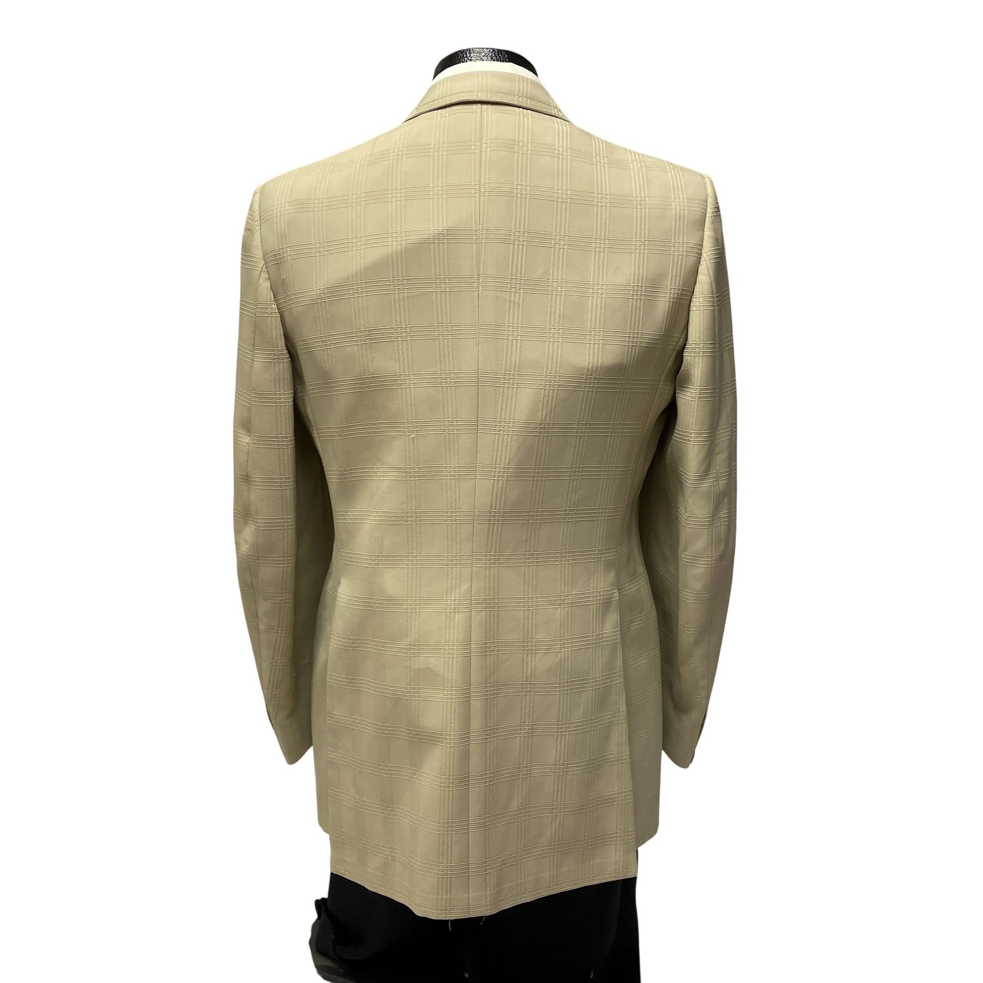 Other Vtg Linden Clothes Khaki Sport Coat TEXTURED Jacket Size 38L - 3 Thumbnail
