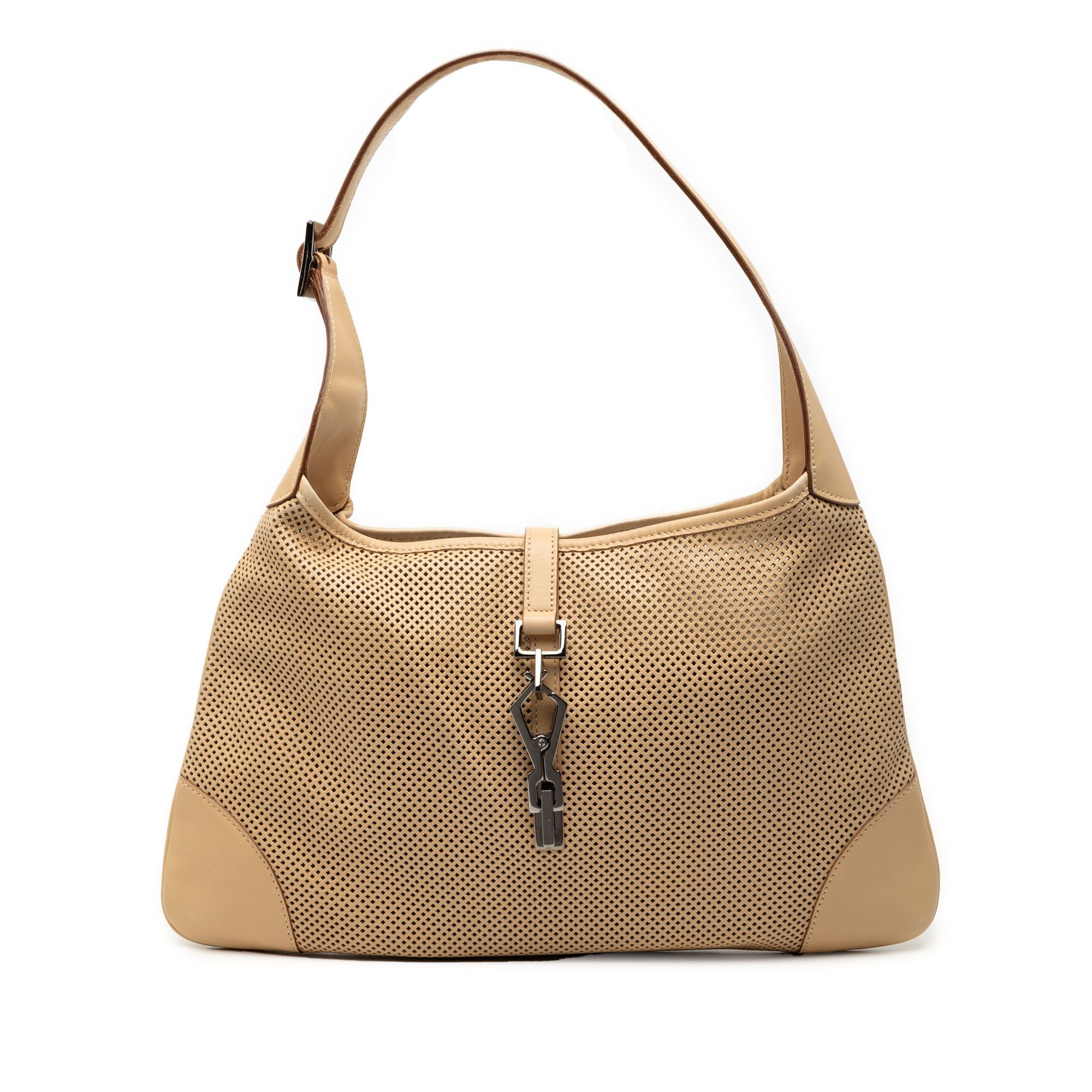 Gucci Gucci Perforated Calfskin Jackie Hobo Size ONE SIZE - 1 Thumbnail
