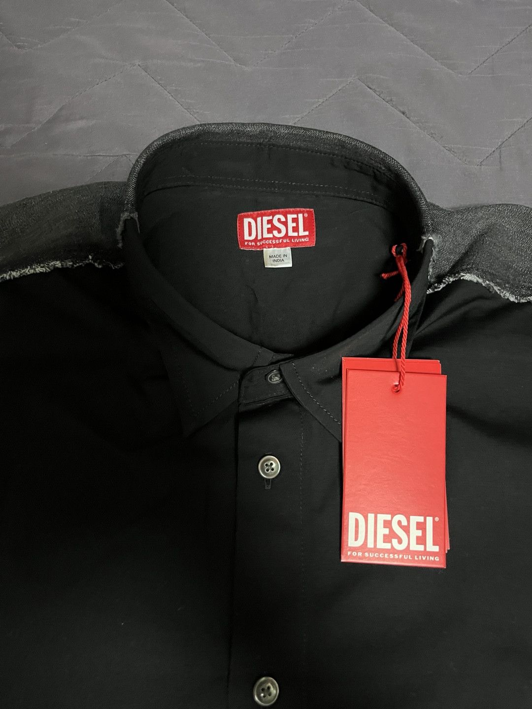 Diesel Diesel S warh low edge denim shirt Size US L / EU 52-54 / 3 - 5 Thumbnail