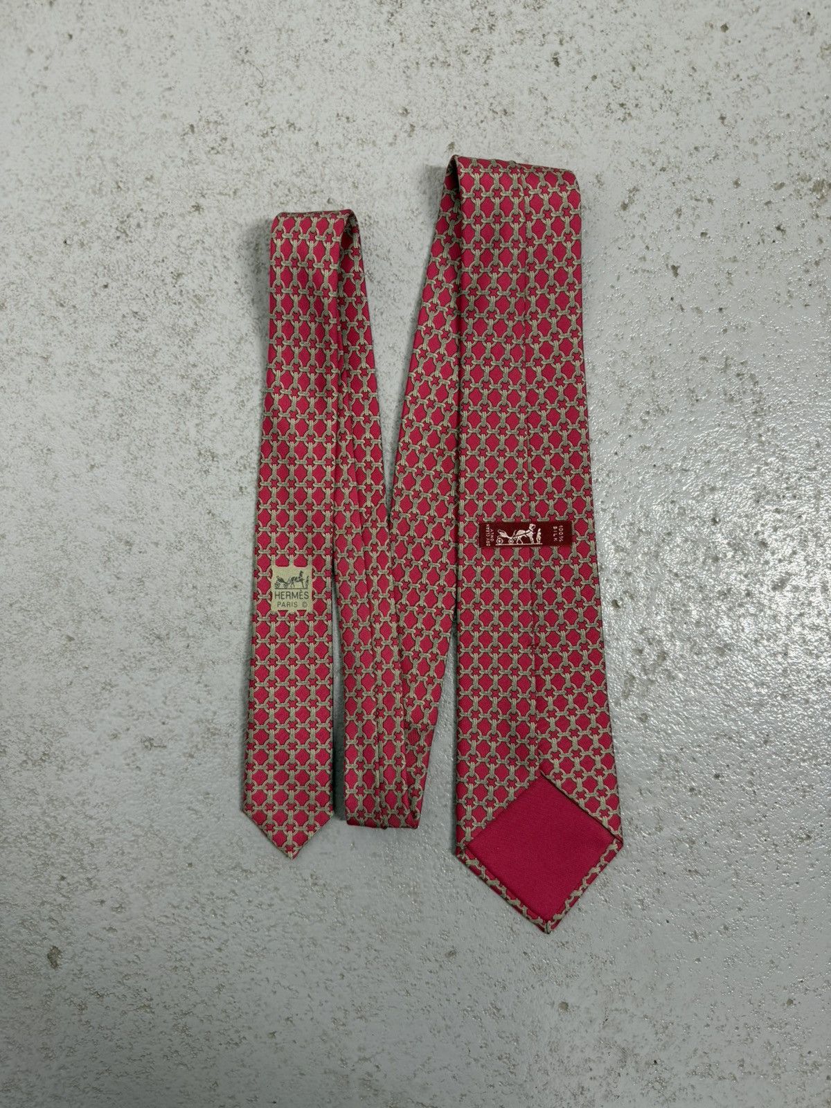 Hermes Hermes Silk Tie Size ONE SIZE - 1 Thumbnail