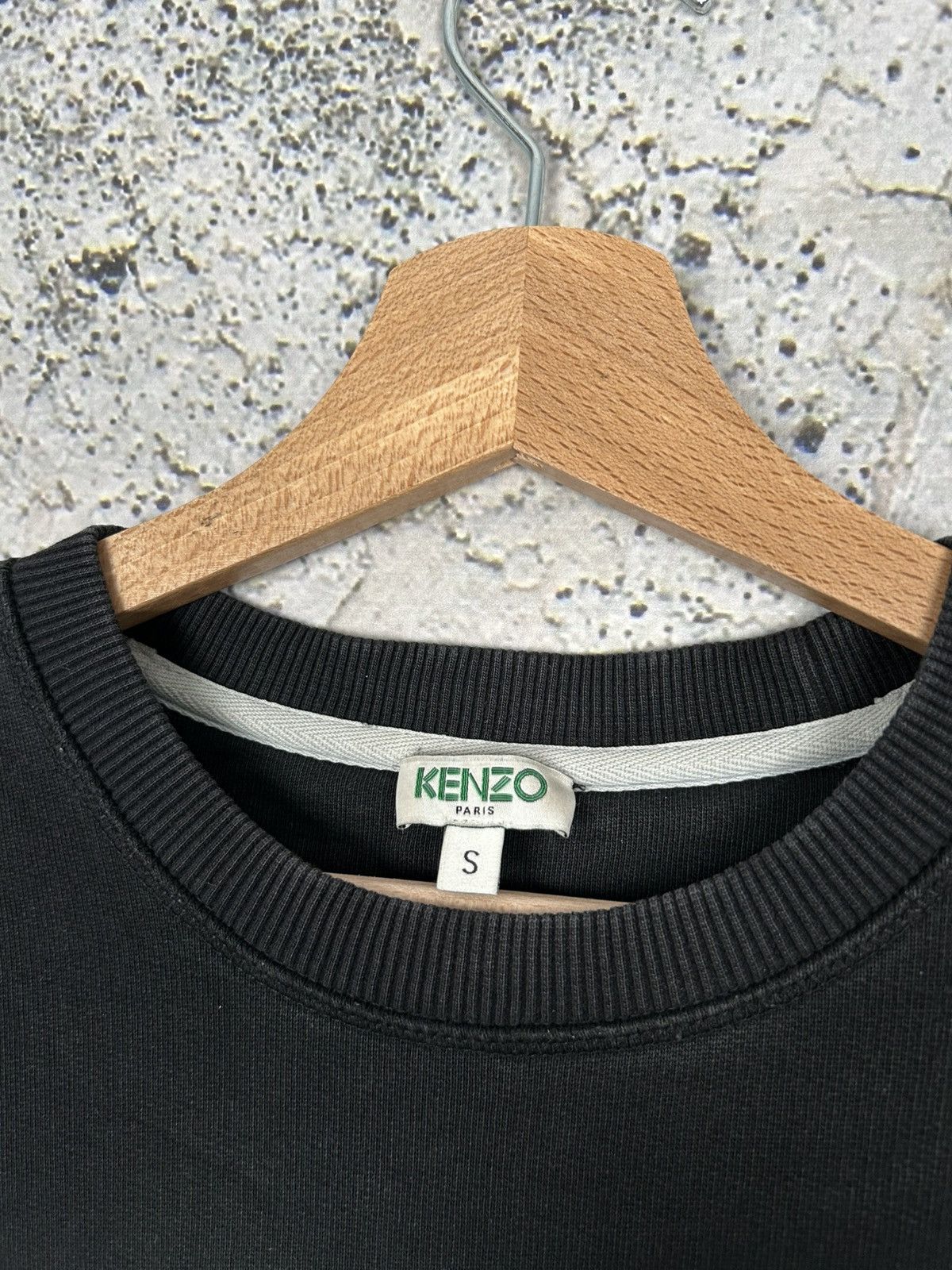 Kenzo Kenzo Paris Tiger Black Crewneck Designer Vintage Streetwear Size US S / EU 44-46 / 1 - 5 Thumbnail