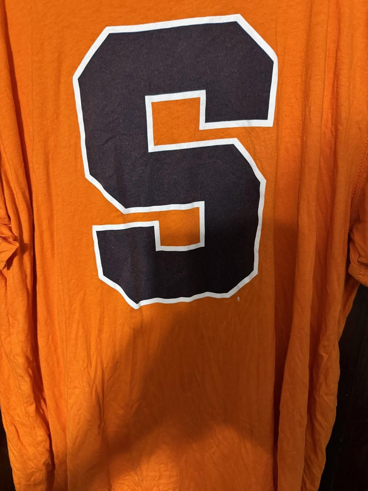 Nike Syracuse Orangemen Logo Tee Men's XL Orange Size ONE SIZE - 4 Thumbnail
