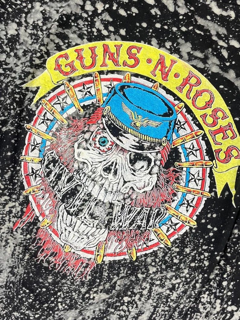 Band Tees × Vintage Guns n Roses vintage t-shirt Civil War Single Stitch 90s Size US XL / EU 56 / 4 - 3 Thumbnail