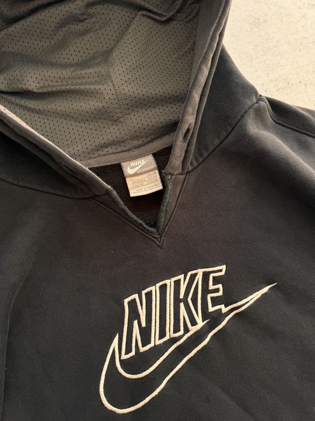 Nike × Vintage NIKE VINTAGE CENTER LOGO OVERSIZE BOXY HOODIE Size US L / EU 52-54 / 3 - 5 Thumbnail
