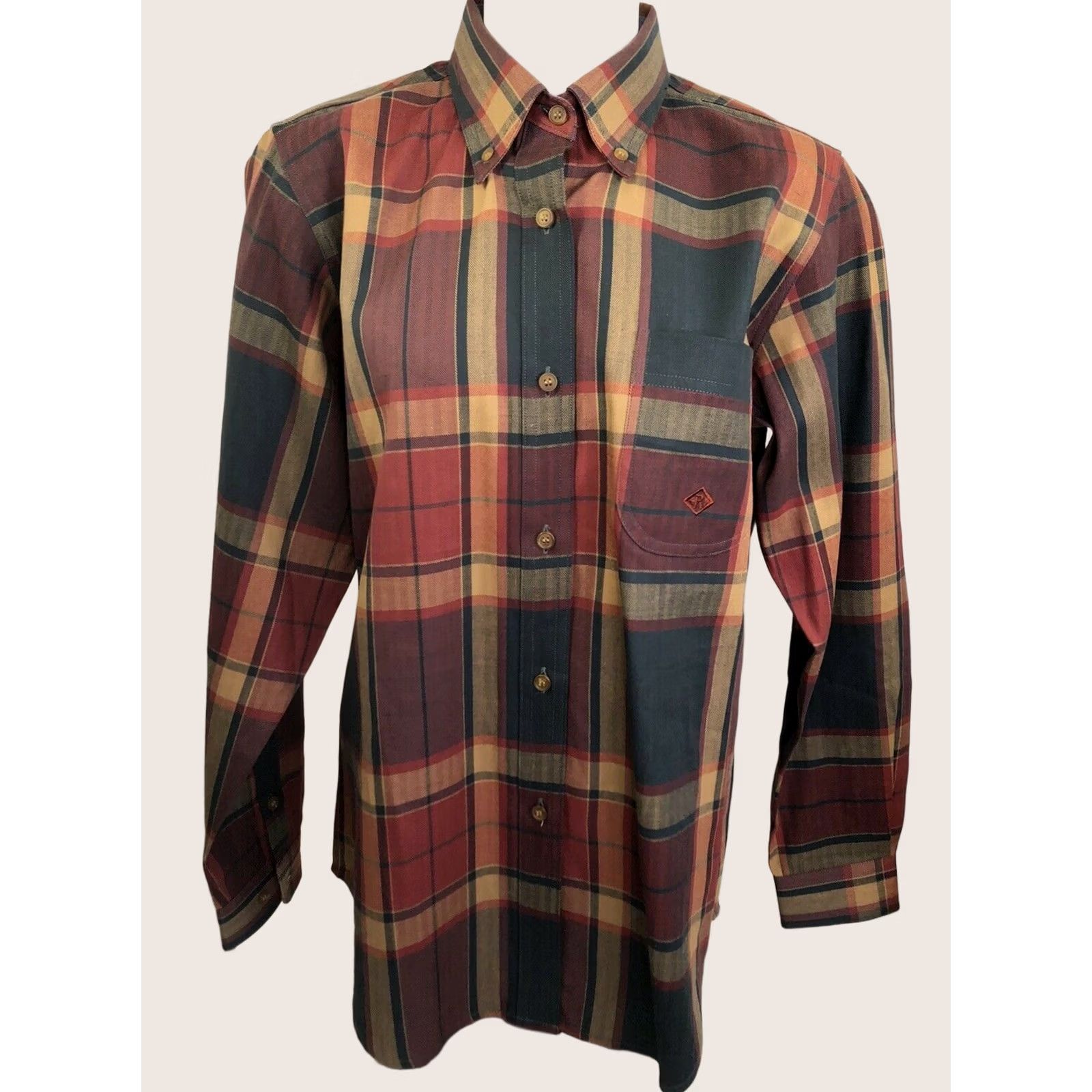 Roper Roper Shirt Womens M Western Cowgirl Rockabilly Plaid Size M / US 6-8 / IT 42-44 - 1 Thumbnail