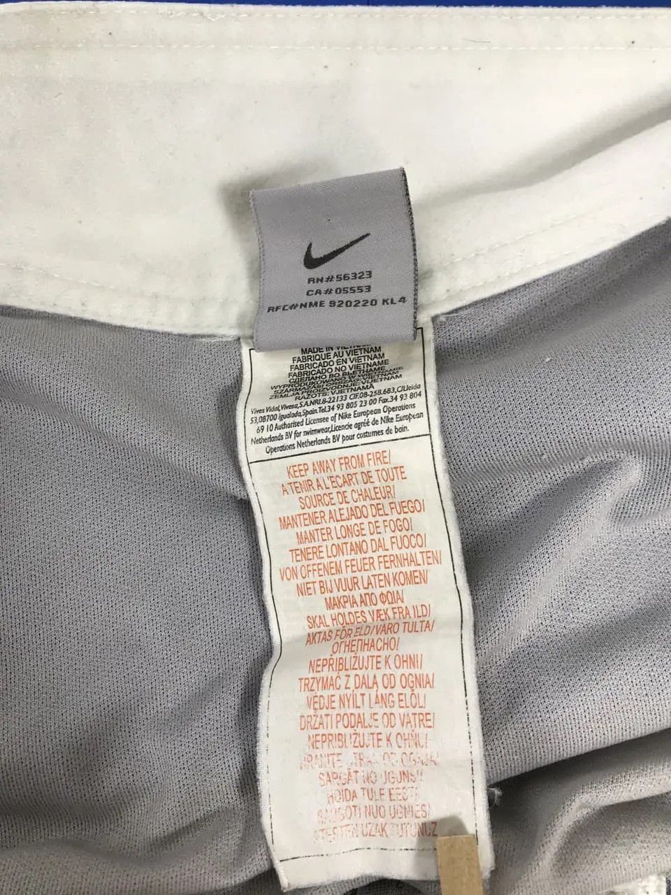 Nike × Vintage Nike swoosh Shorts size L Size US 33 - 4 Thumbnail