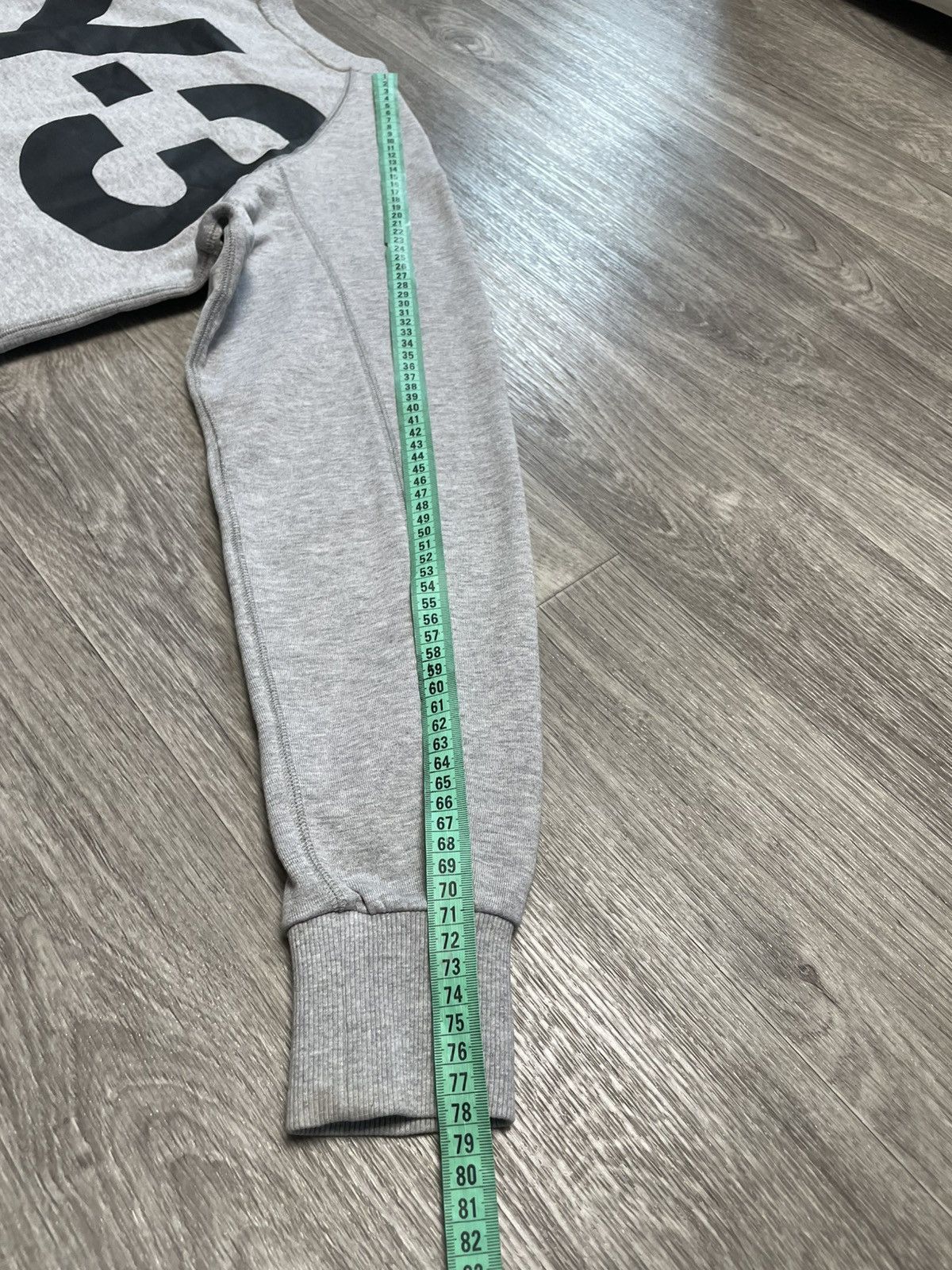 Yohji Yamamoto Yohji Yamamoto x Adidas Y-3 Big Logo Gray Sweatshirt Size US M / EU 48-50 / 2 - 23 Thumbnail
