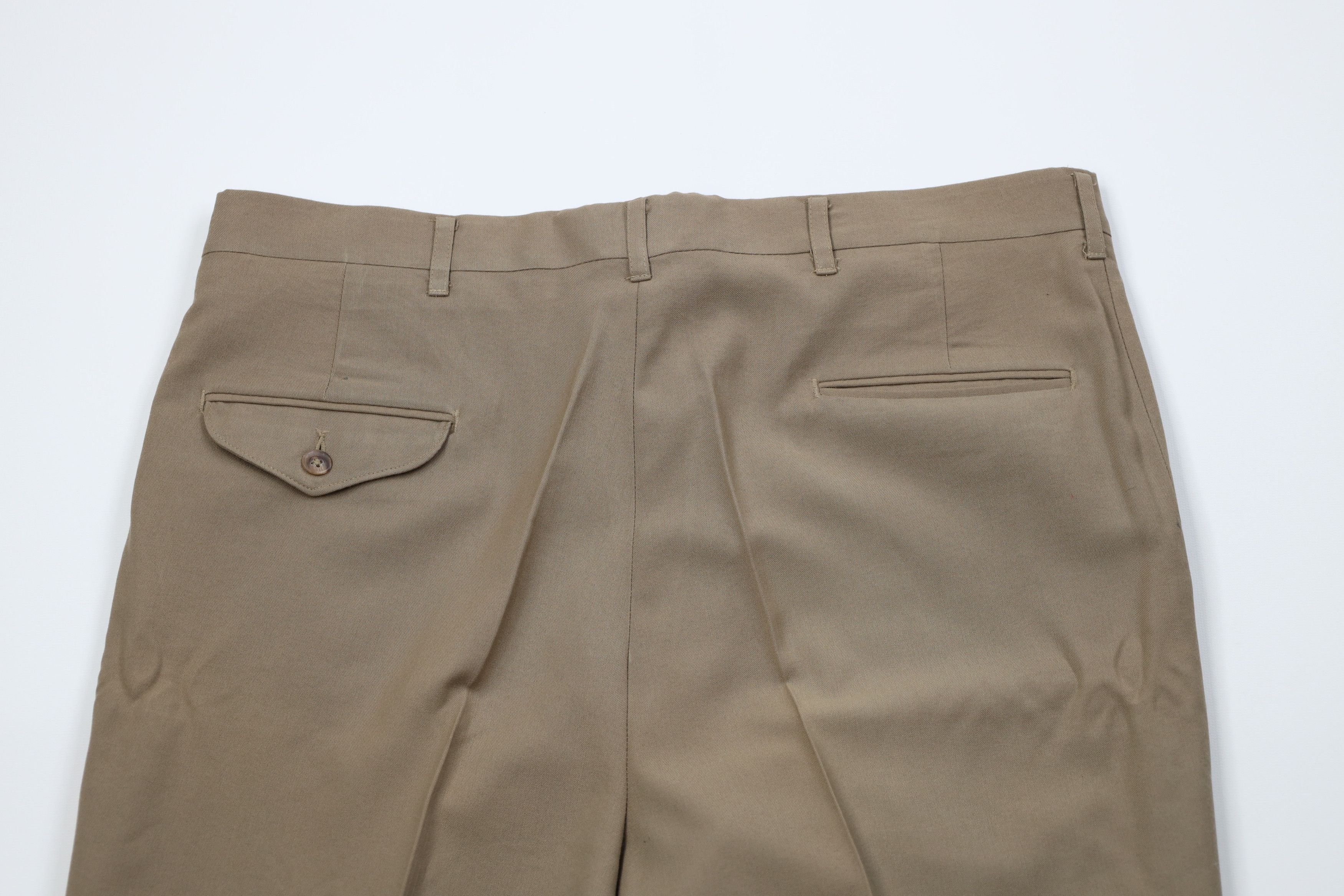 Vintage Vintage 90s Streetwear Wool Blend Knit Wide Leg Chino Pants Size US 38 / EU 54 - 10 Thumbnail