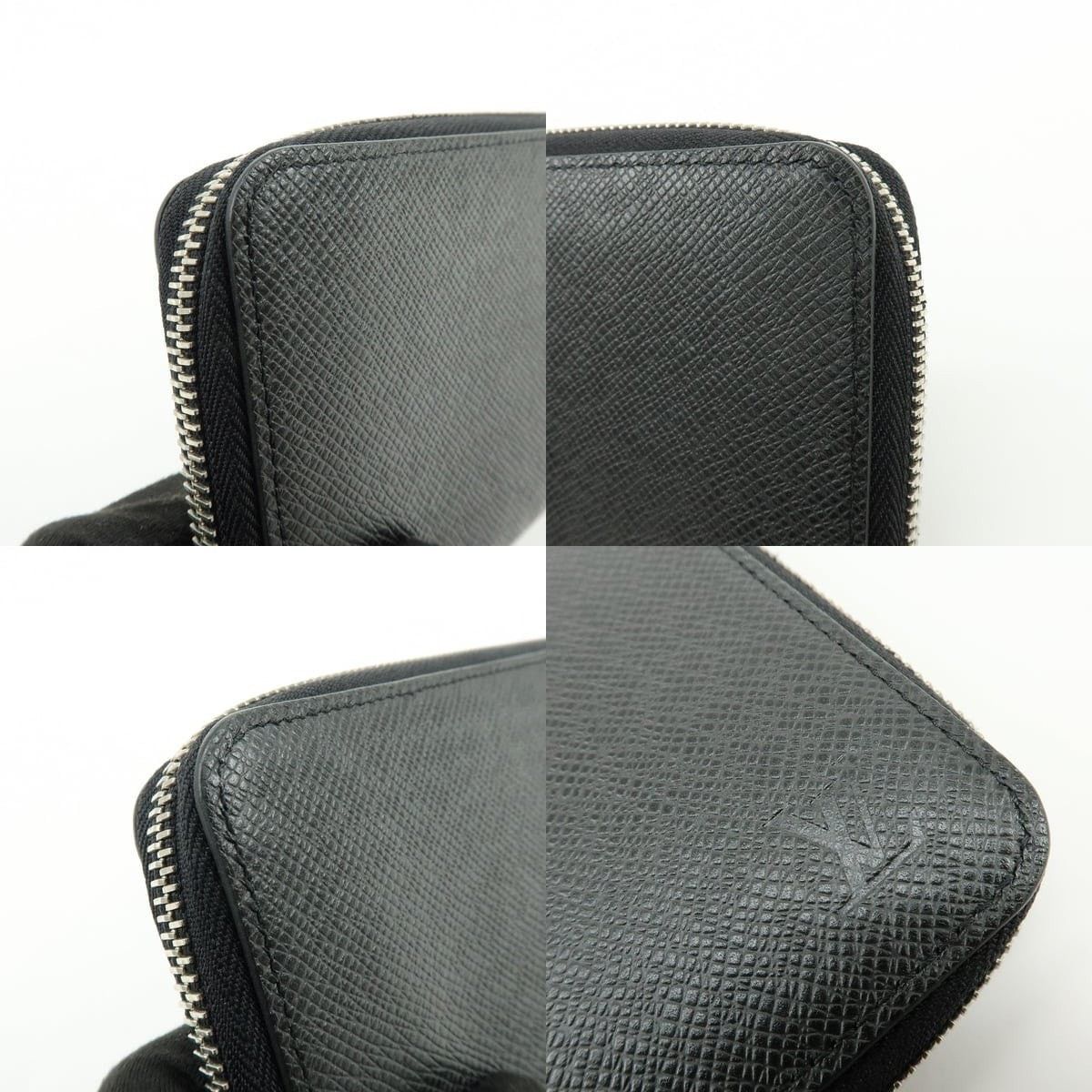 Louis Vuitton Louis Vuitton Taiga Vertical Round Zippy Wallet Black Size ONE SIZE - 5 Thumbnail