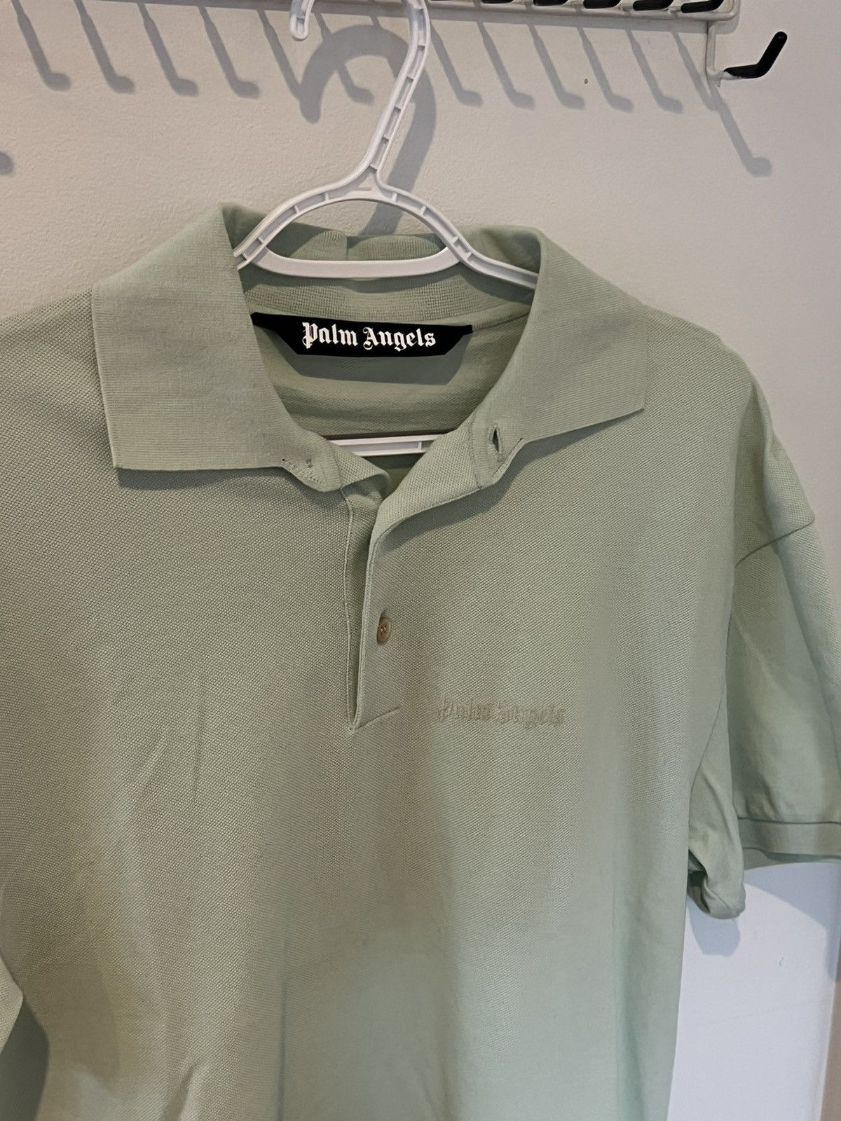 Palm Angels Palm Angels Classic Logo Polo ‘Mint’ Size US S / EU 44-46 / 1 - 1 Thumbnail
